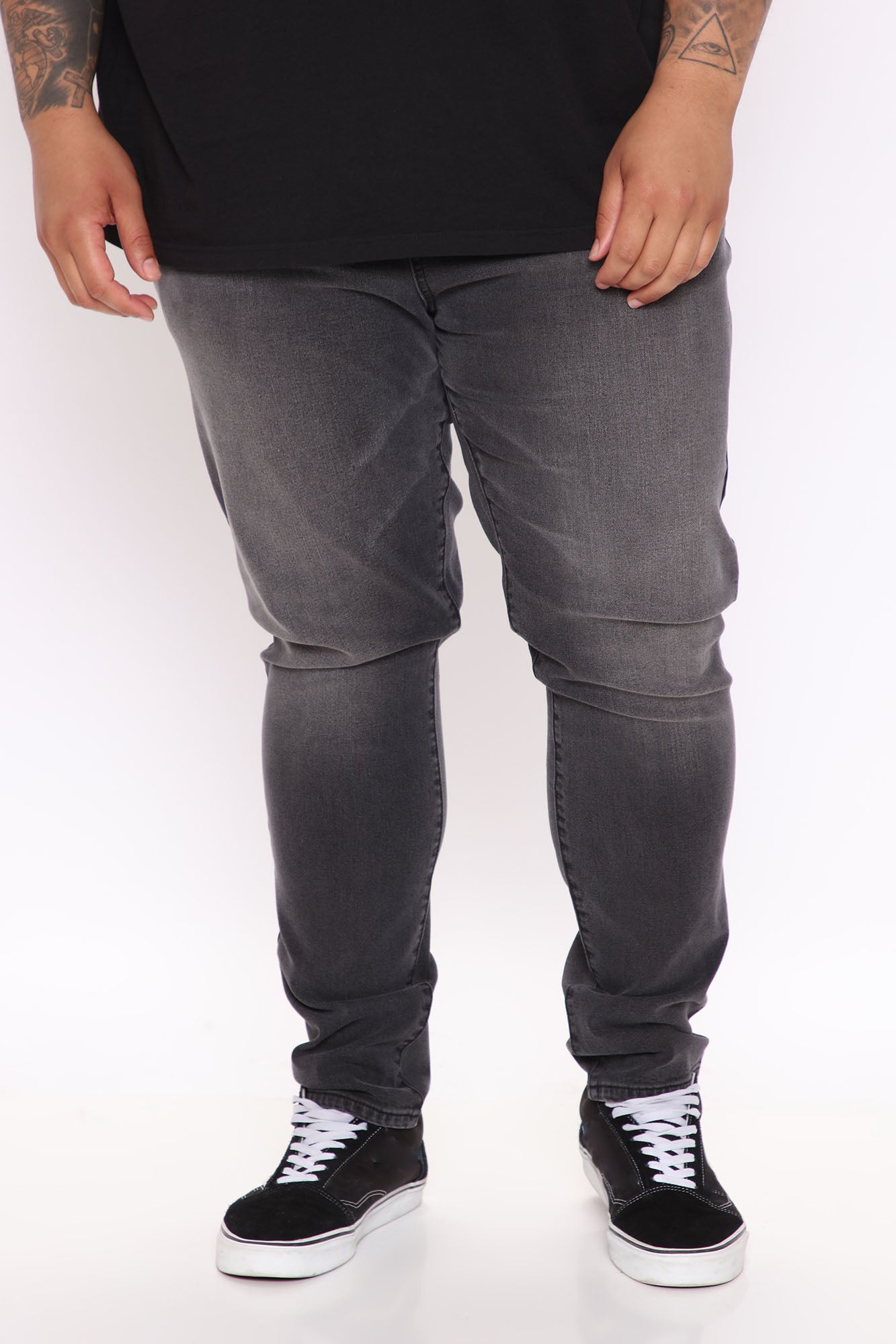 Cornell Skinny Jeans - Black Wash - Image 9