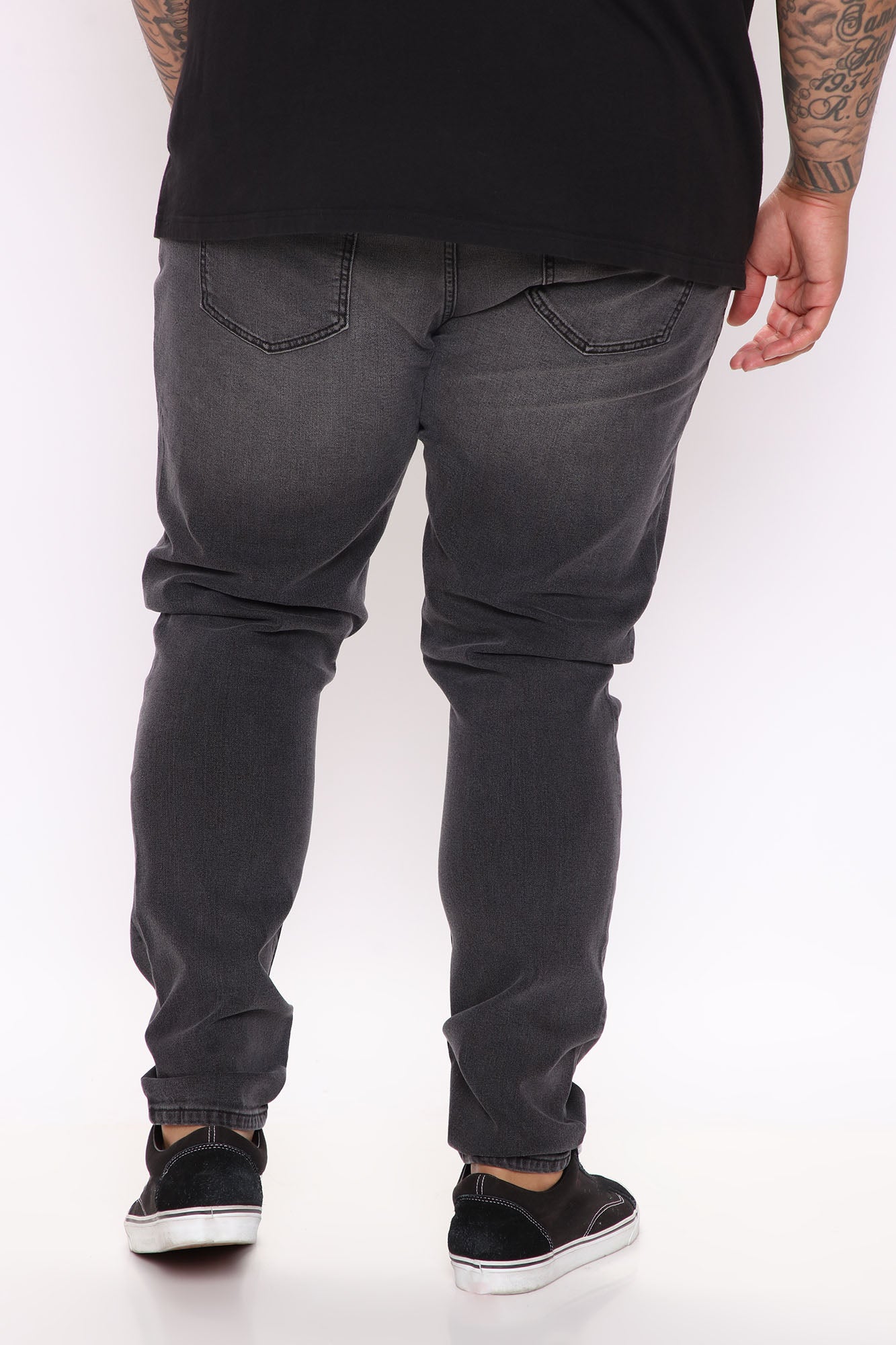 Cornell Skinny Jeans - Black Wash - Image 11