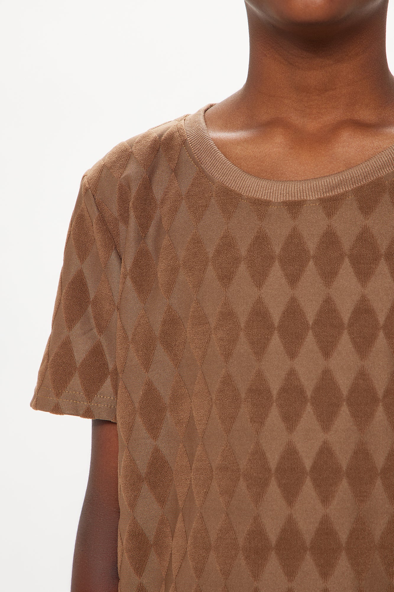 Mini Always Knew It Tee And Short Set - Brown - Image 3