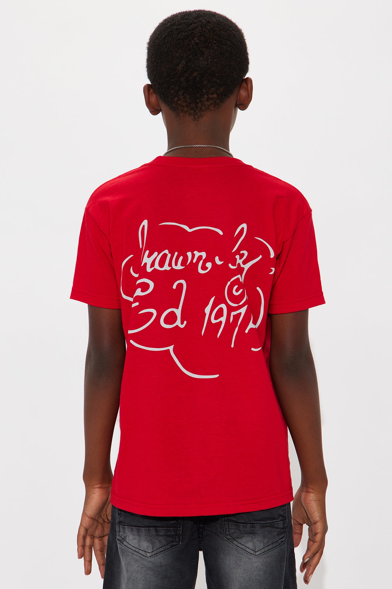Mini Ed Hardy Panther Front/Back Graphic T-Shirt - Red - Image 4