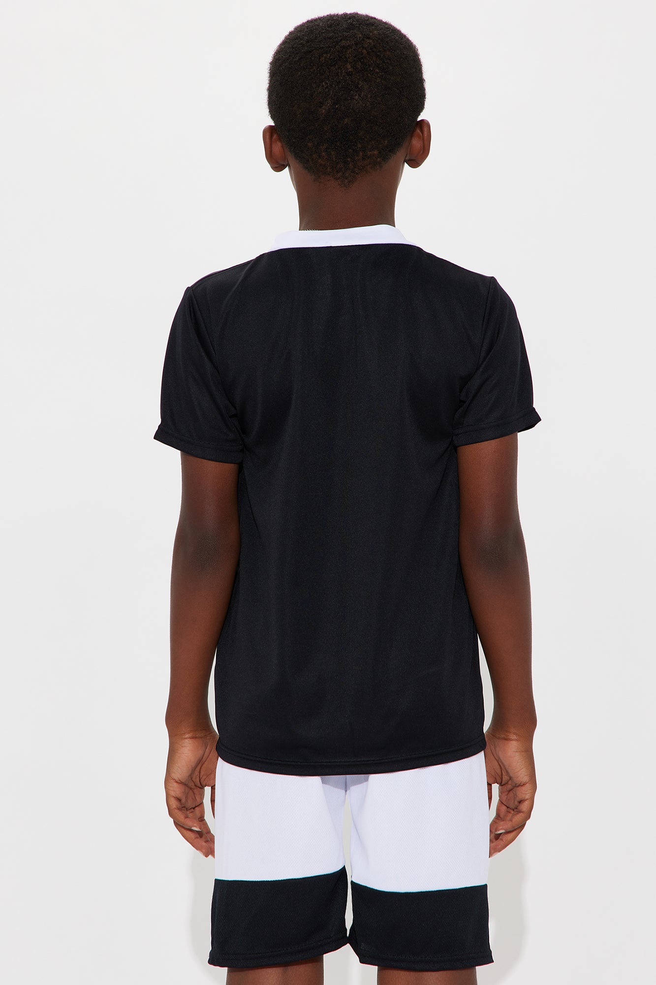 Mini Slam Dunk Graphic Tee And Short Set - Black/combo - Image 5