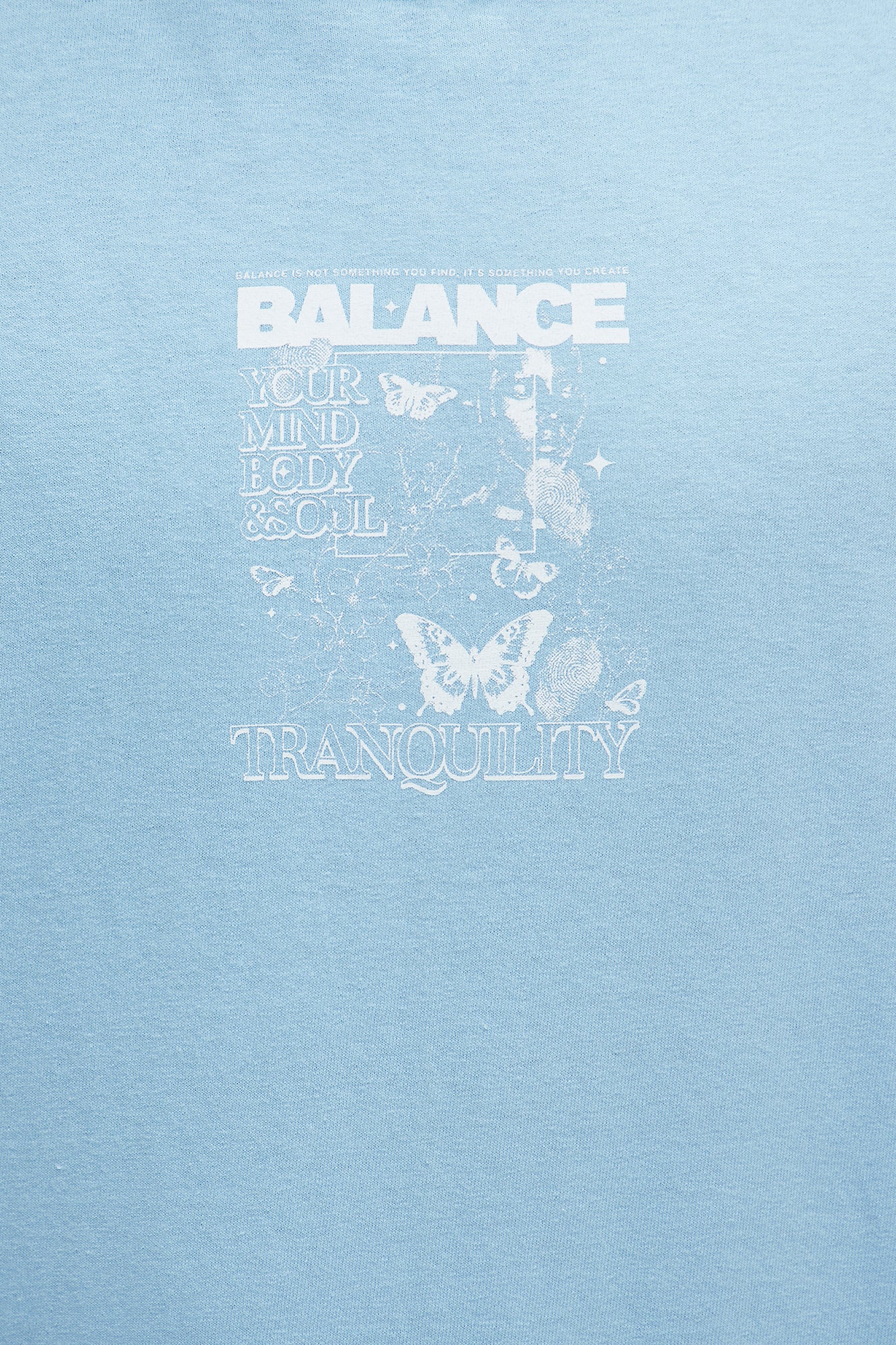 Balance Tranquility Short Sleeve Tee - Light Blue - Image 4