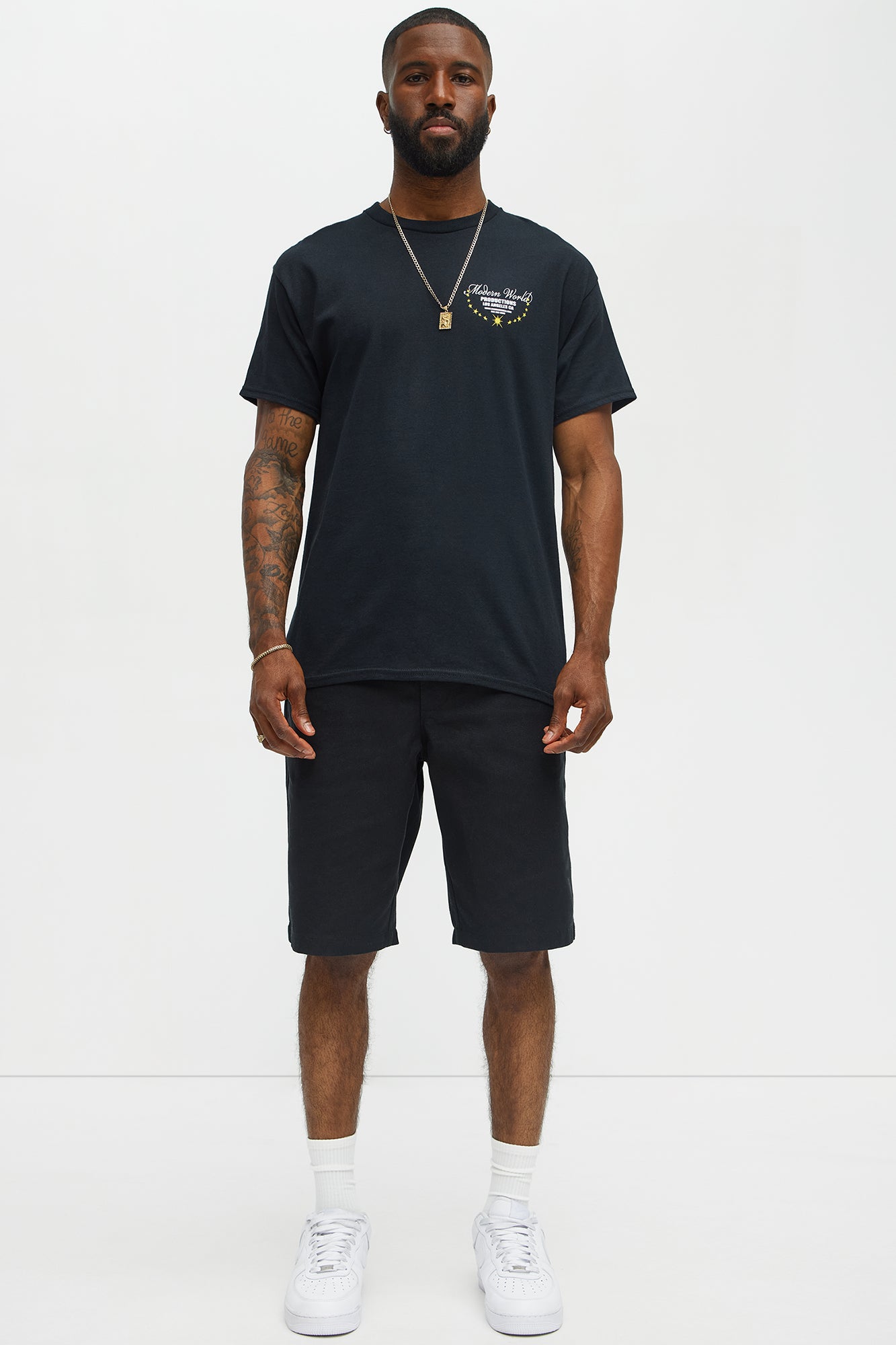 Modern World Production Short Sleeve Tee - Black - Image 3
