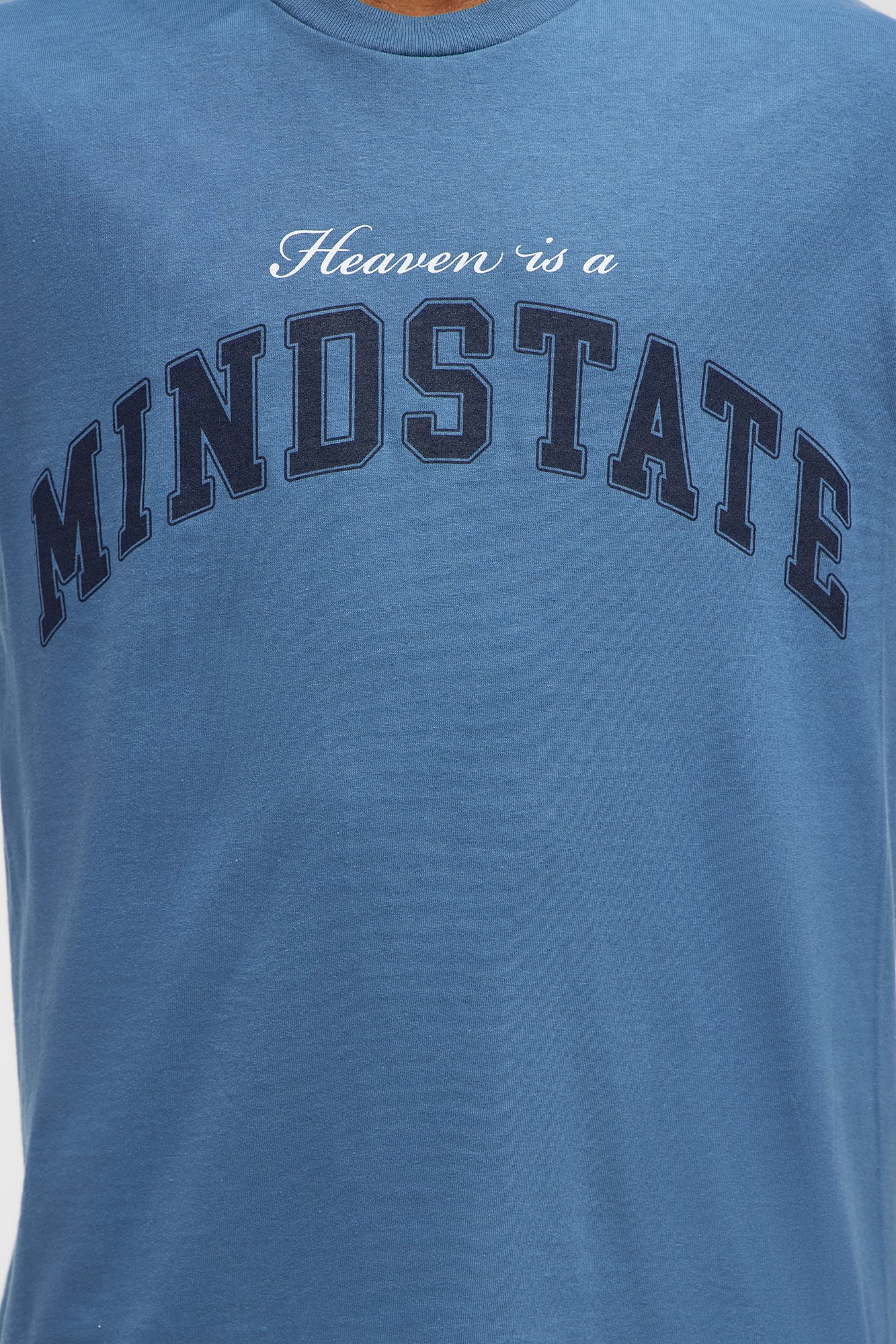 Heaven Is A Mindstate Short Sleeve Tee - Indigo - Image 3