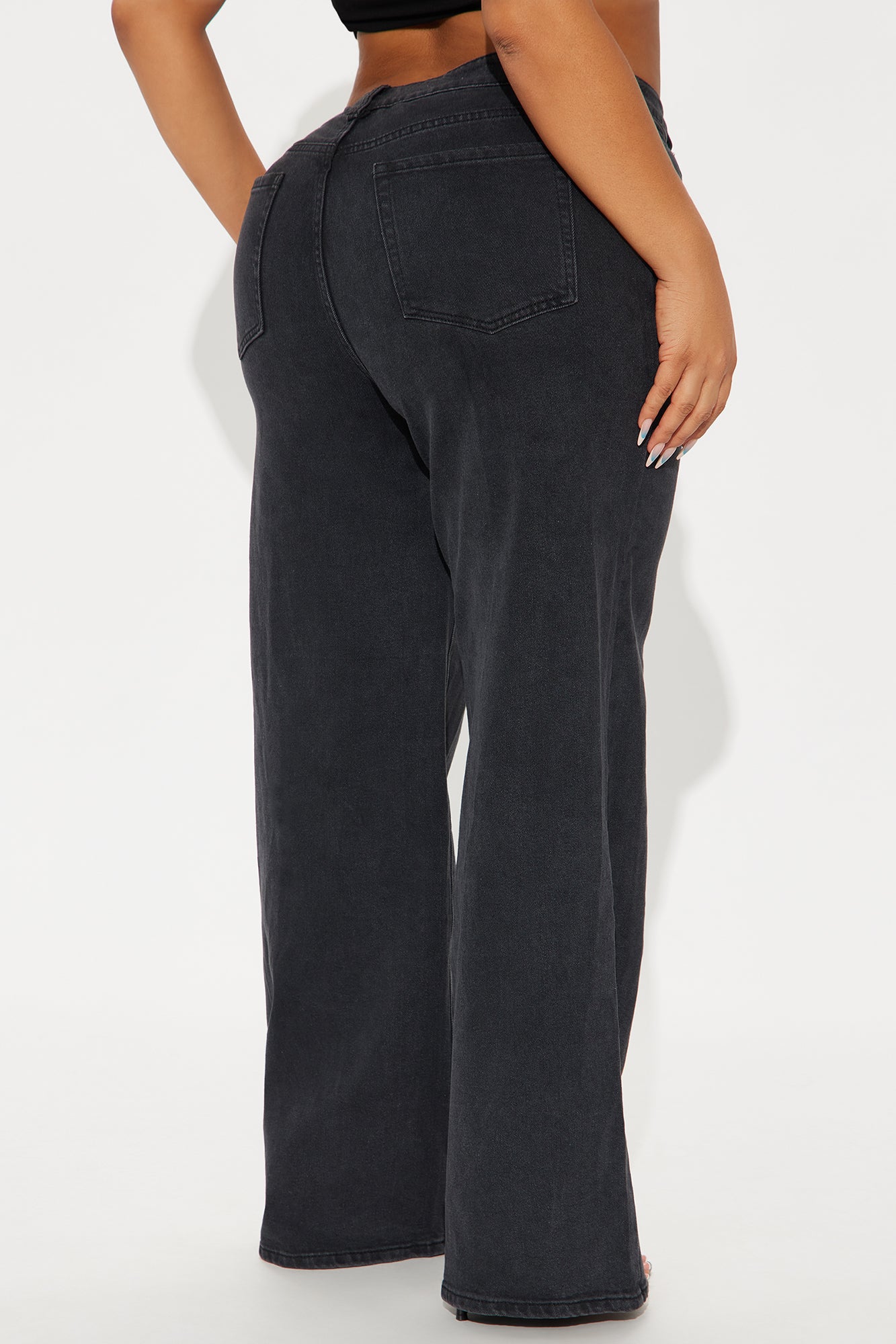 Bonafide Basic Straight Leg Jeans - Black Wash - Image 6