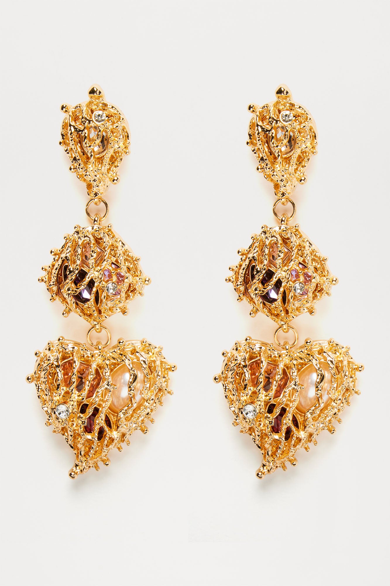 Crave You Earrings - Gold - Image 3