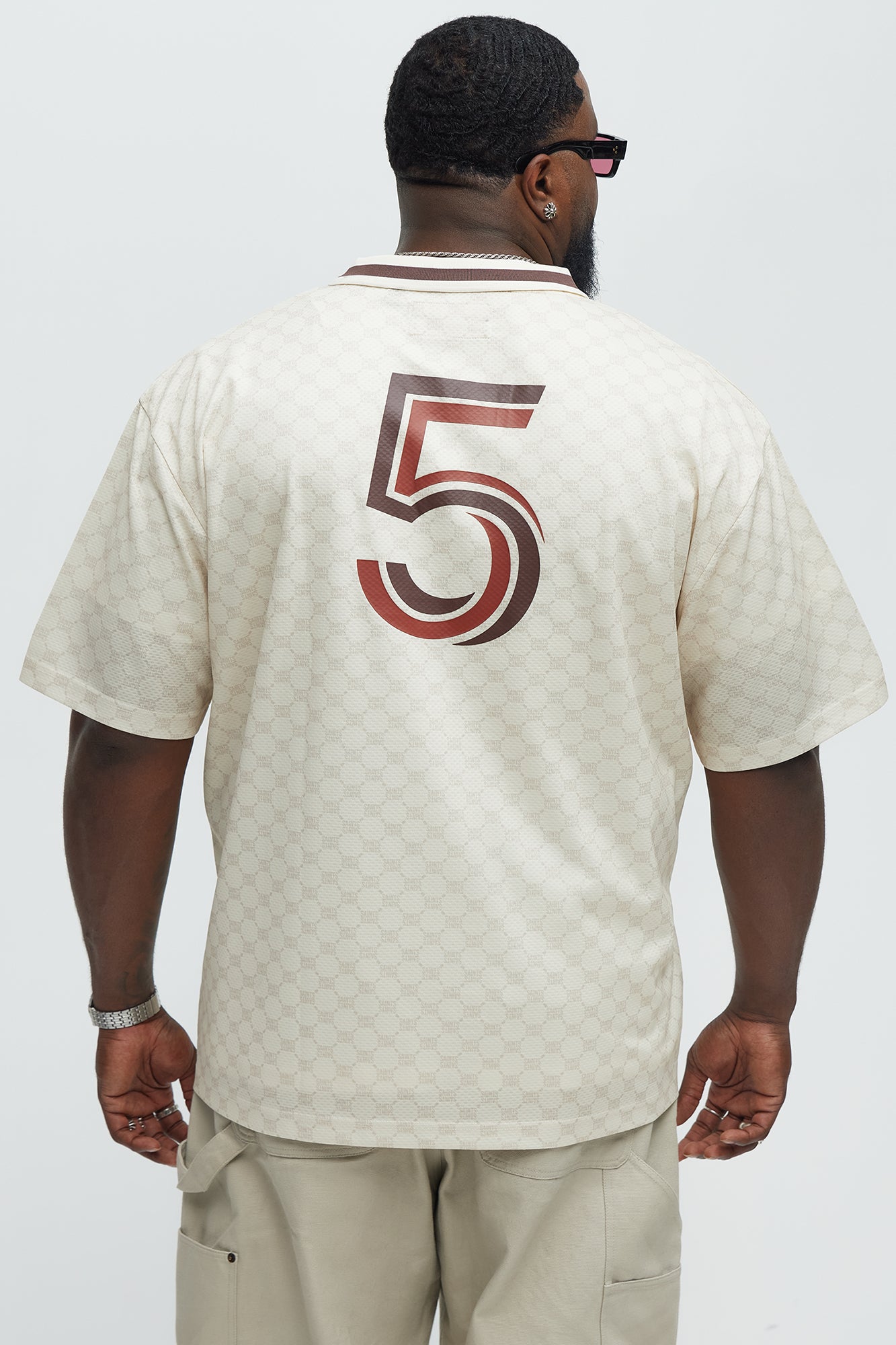 Saints Johnny Collar Soccer Jersey - Ivory - Image 8