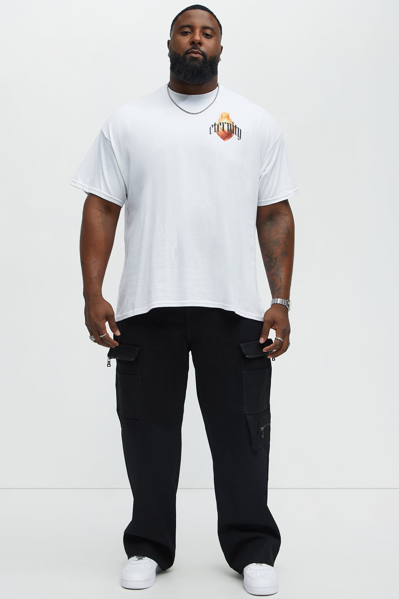 Eternal Heart Short Sleeve Tee - White - Image 6