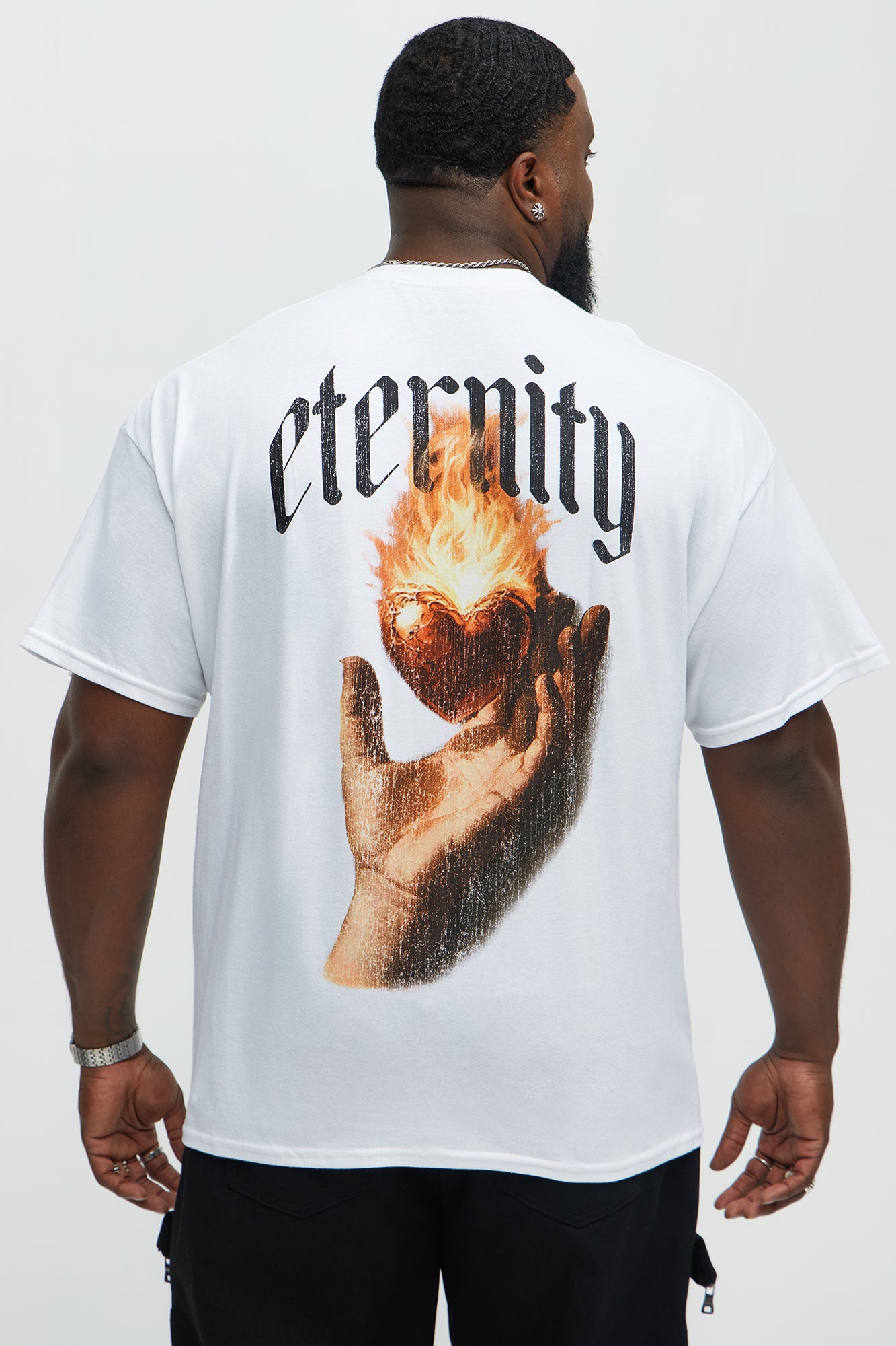 Eternal Heart Short Sleeve Tee - White - Image 8
