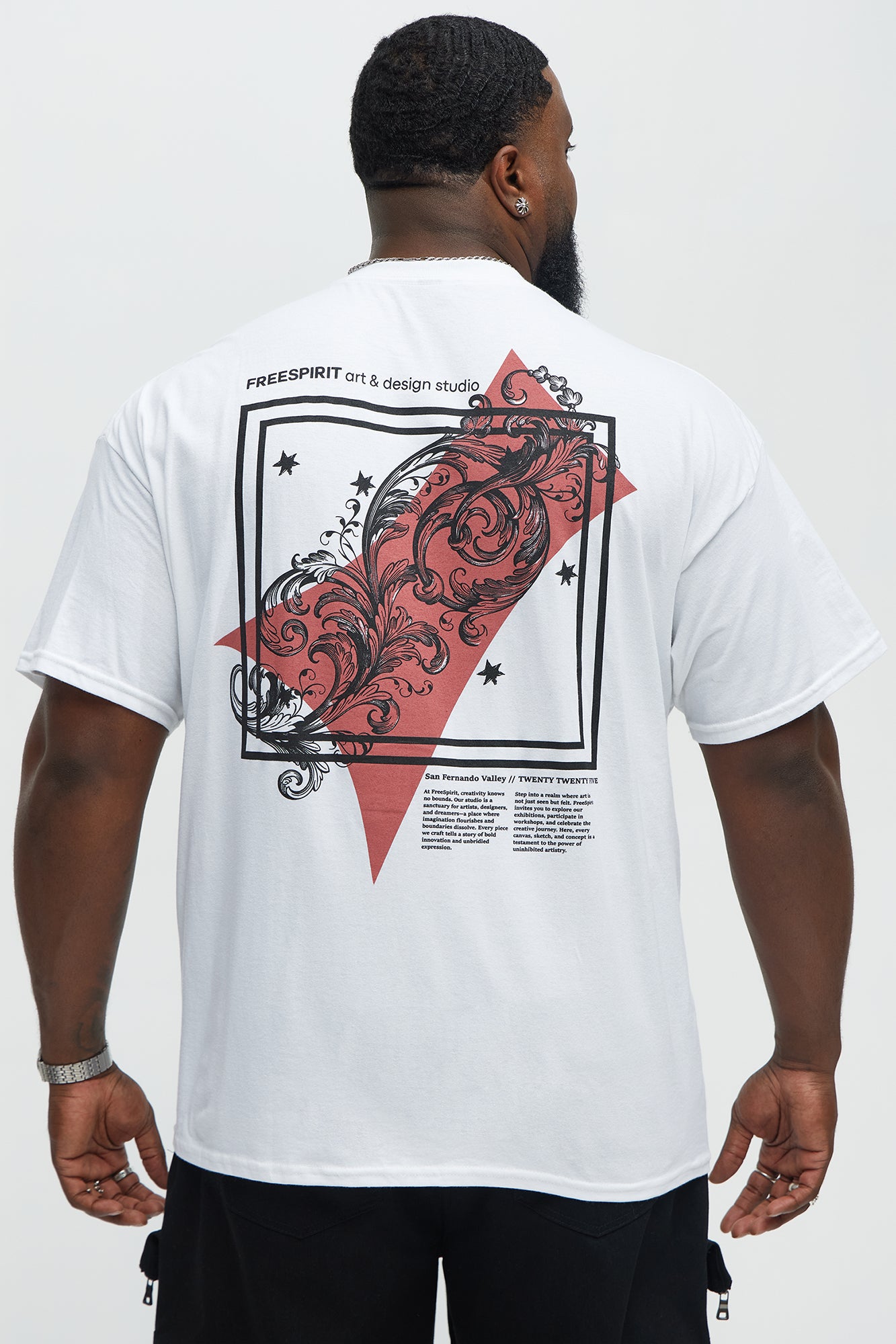 Freespirit Studio Department Short Sleeve Tee - White - Image 8
