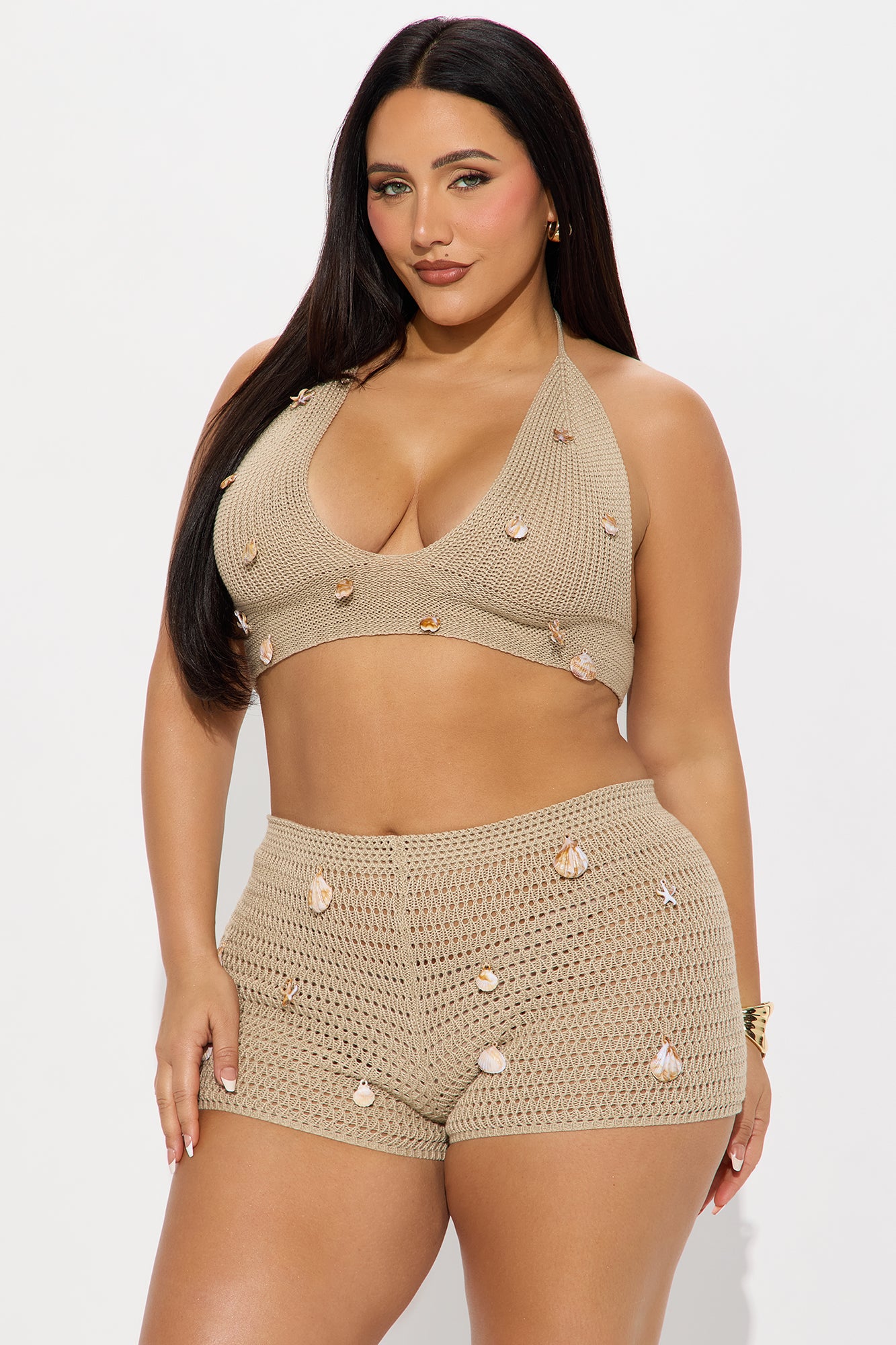 Seashell Dreams Crochet Top - Natural - Image 4