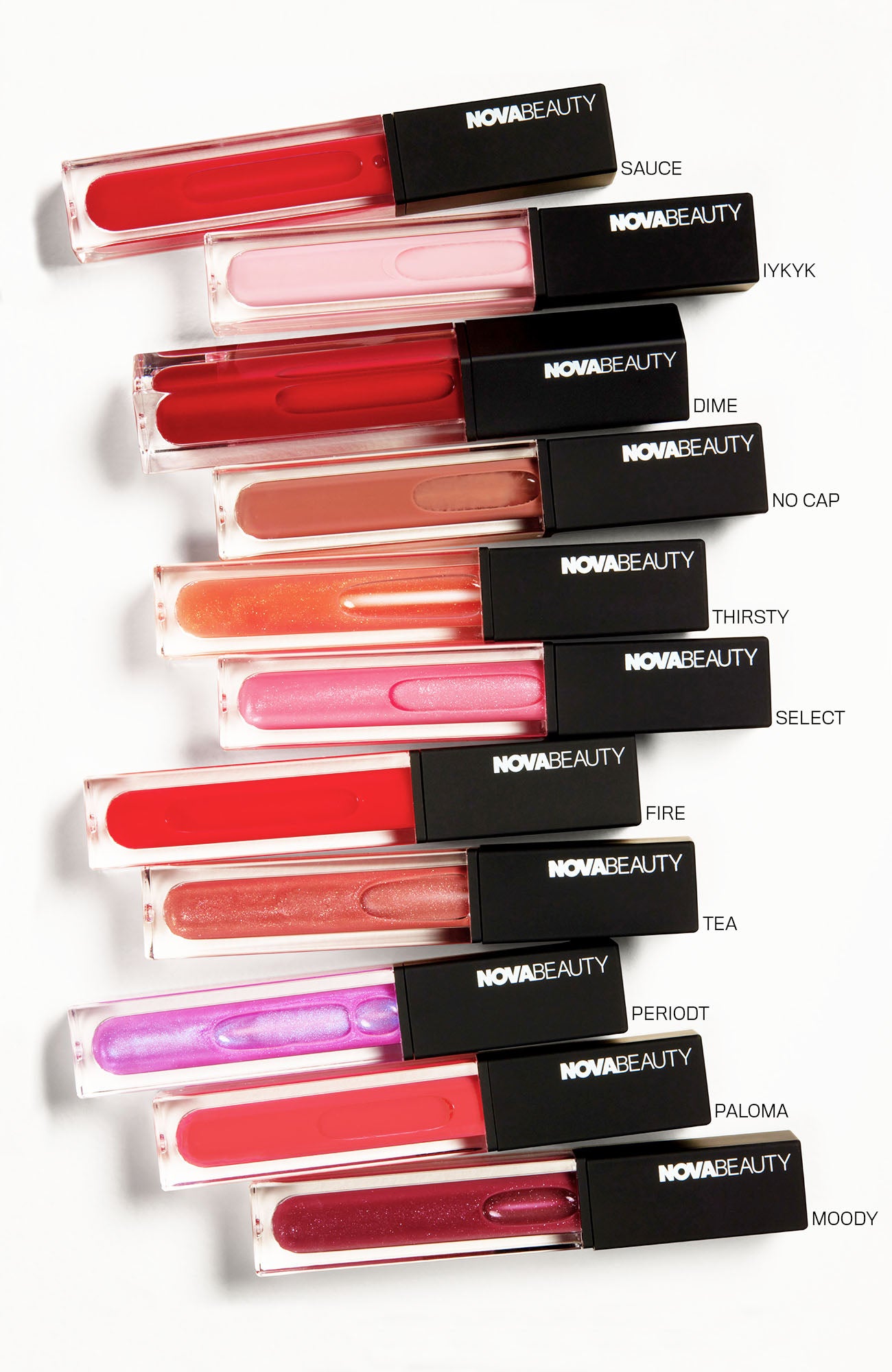 NOVABEAUTY Moisturizing Rich Glow Lip Gloss - Moody - Image 5