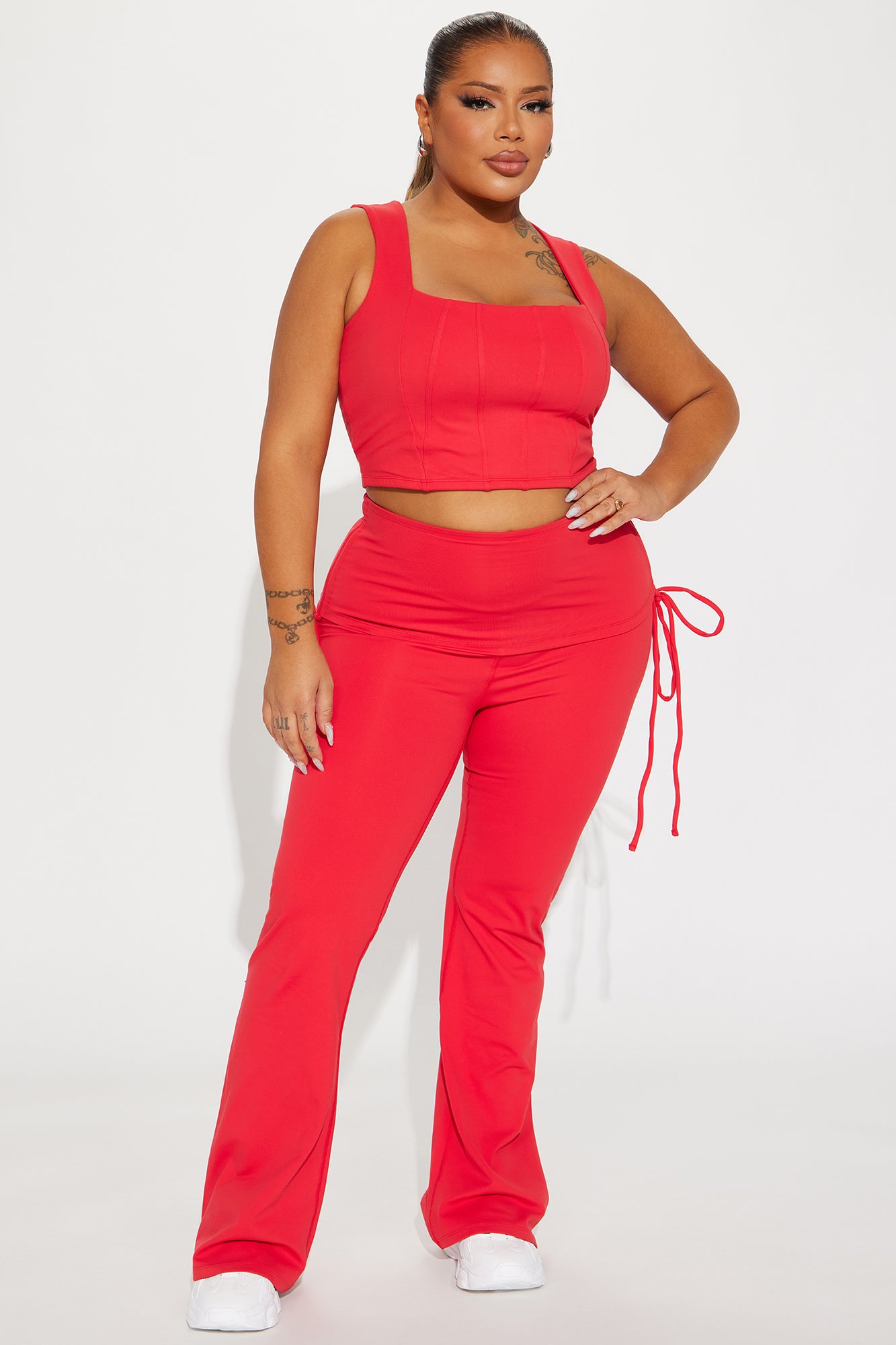 First Position Super Soft Active Top - Red - Image 6