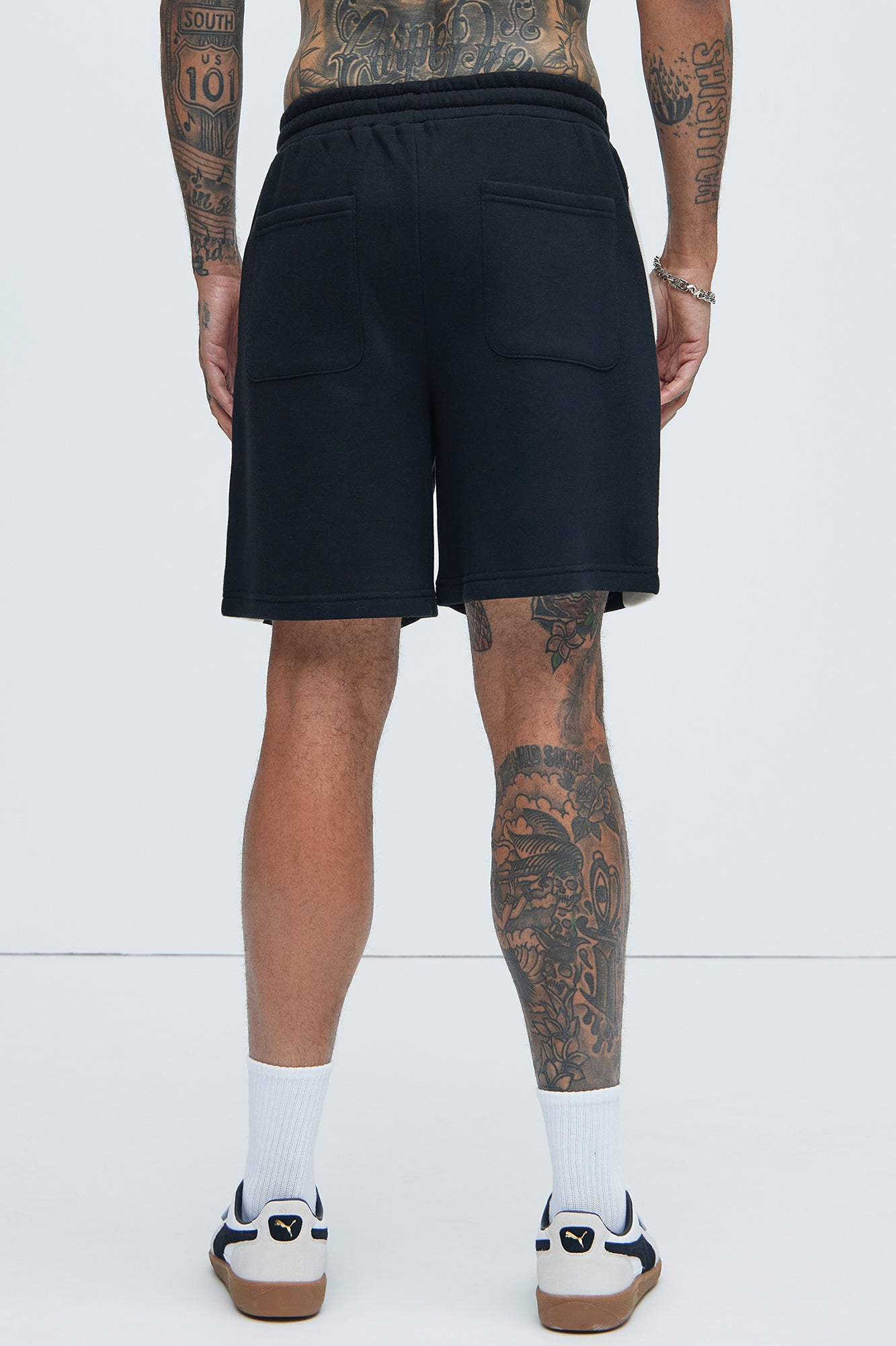 Tyson Desmond Sweat Shorts - Black/combo - Image 4