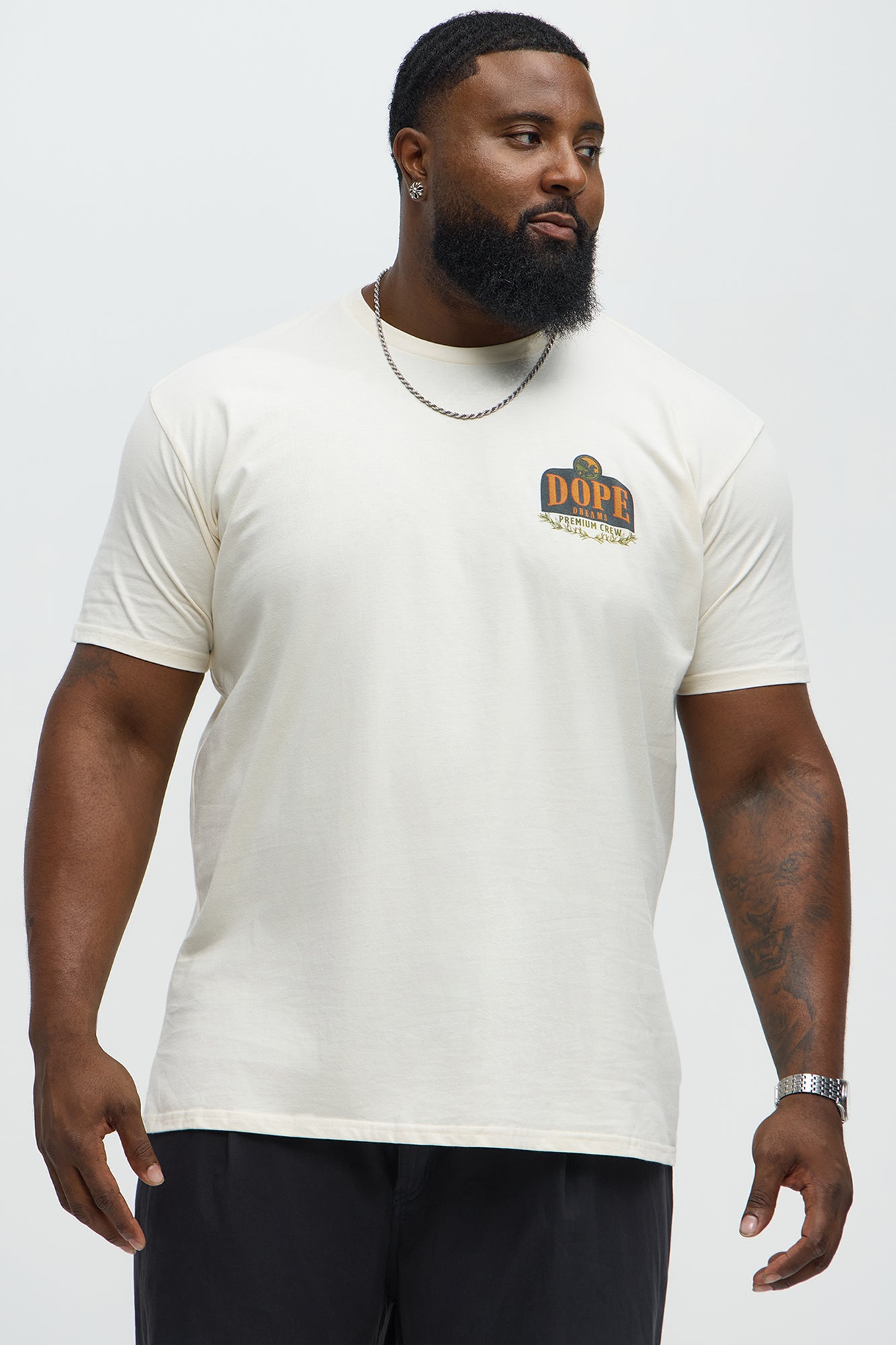 Dope Dreams Grand Scheme Short Sleeve Tee - Off White - Image 5