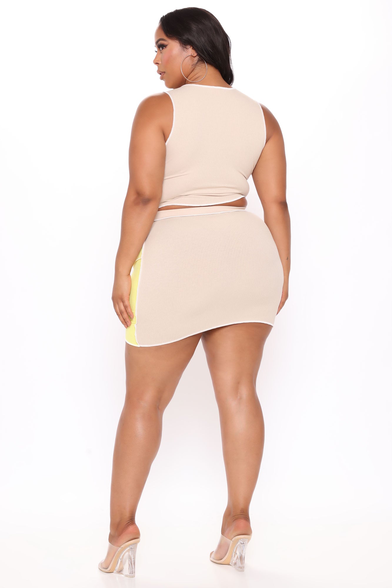 Live A Little Mini Skirt Set - Yellow/combo - Image 11
