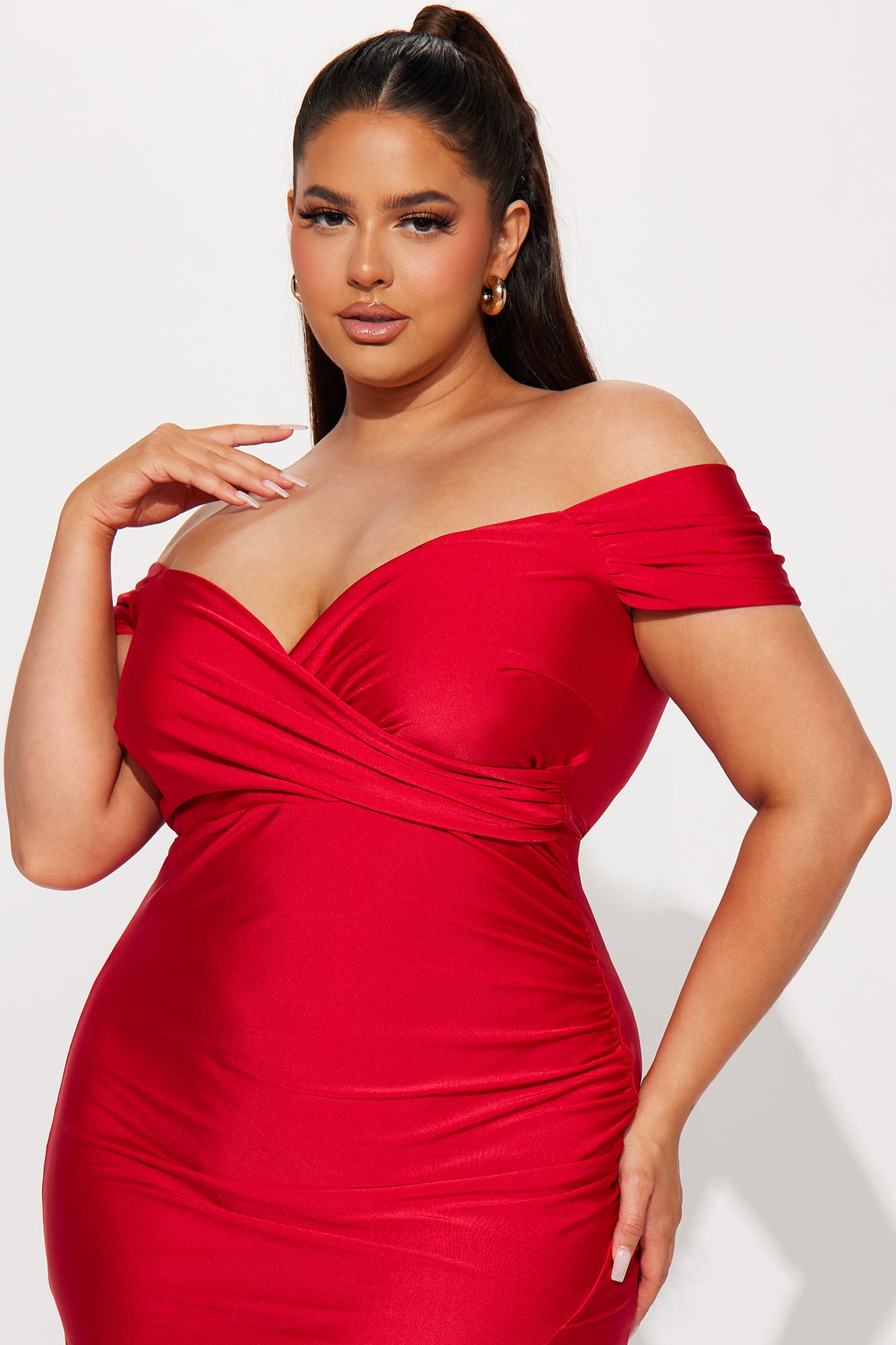 Romantic Nights Maxi Dress - Red - Image 5