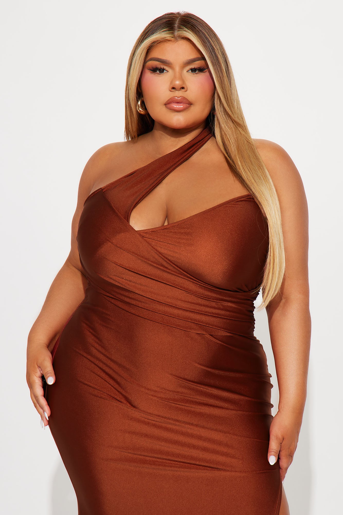 Can't Replace You Maxi Dress - Rust - Image 5