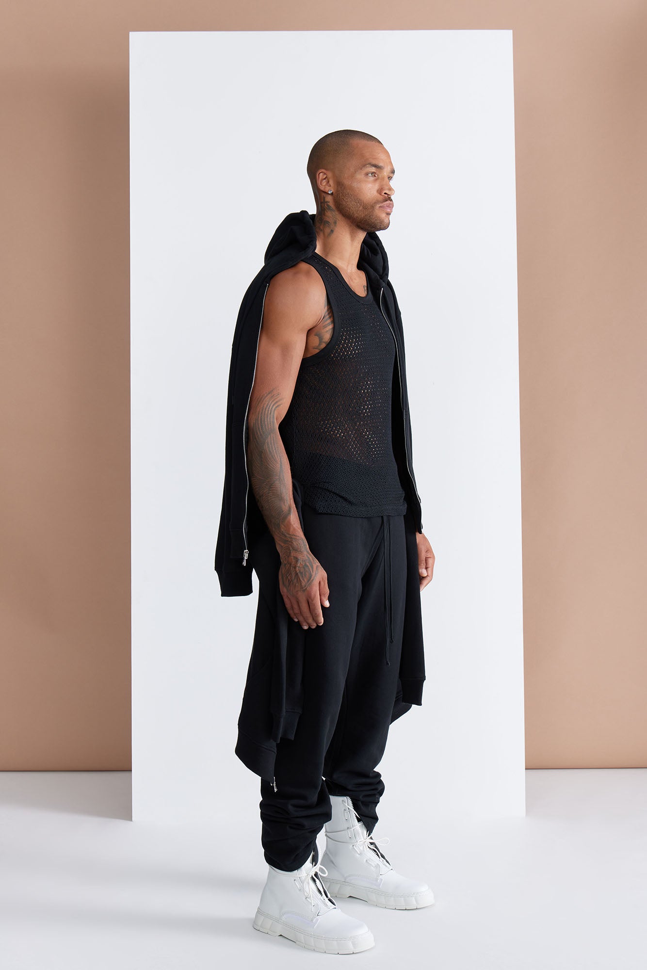 Tyson Straight Sweatpant - Black - Image 4