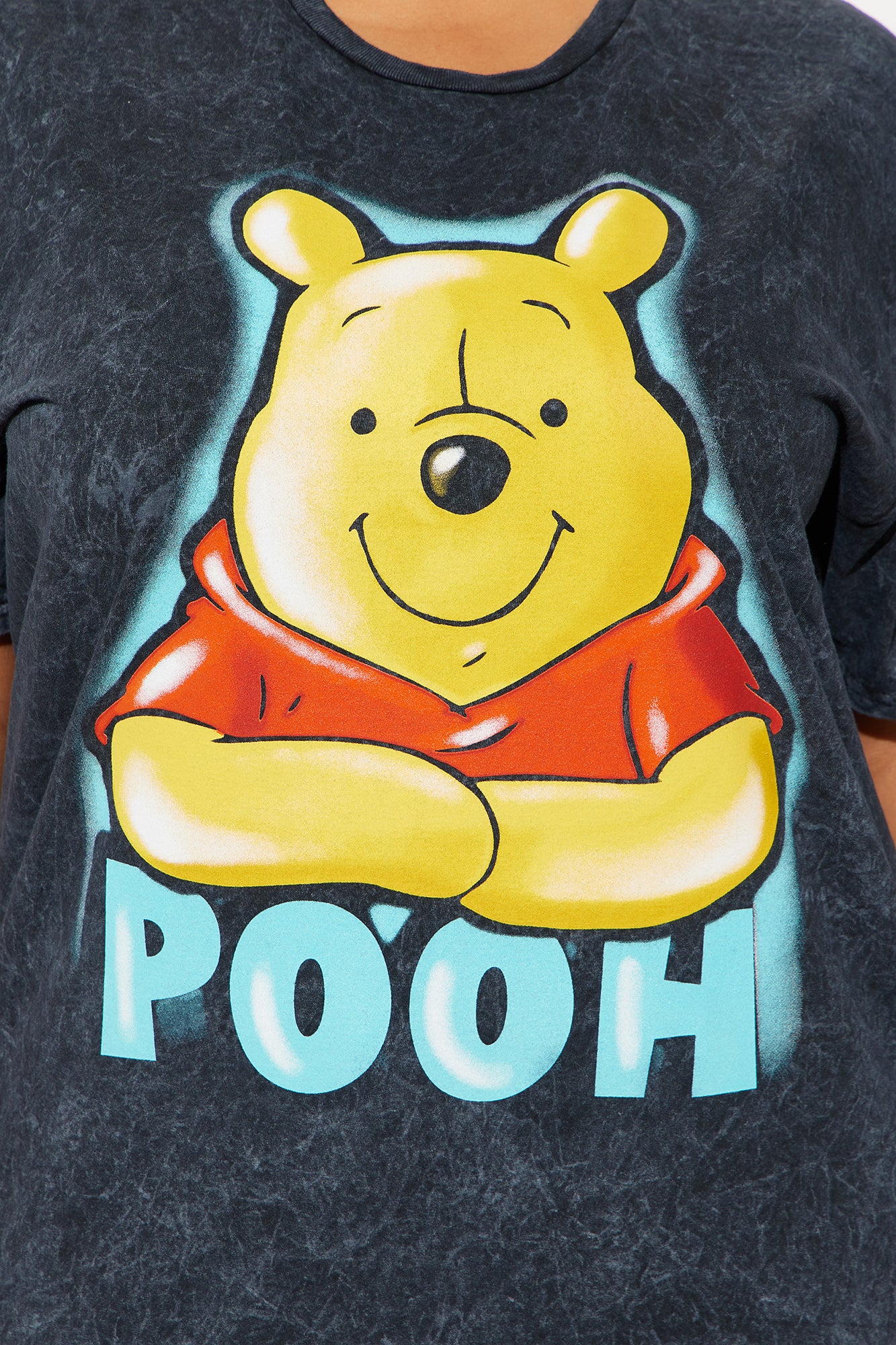 Winnie The Pooh Oversized Tee - Black - Image 7
