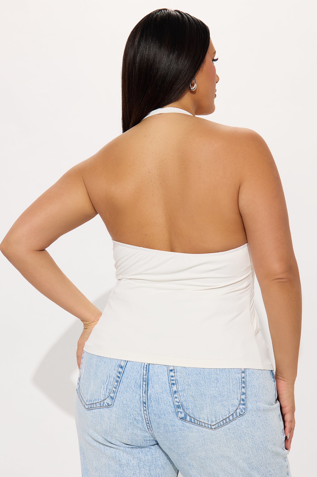 Girl Nextdoor Halter Top - White - Image 6