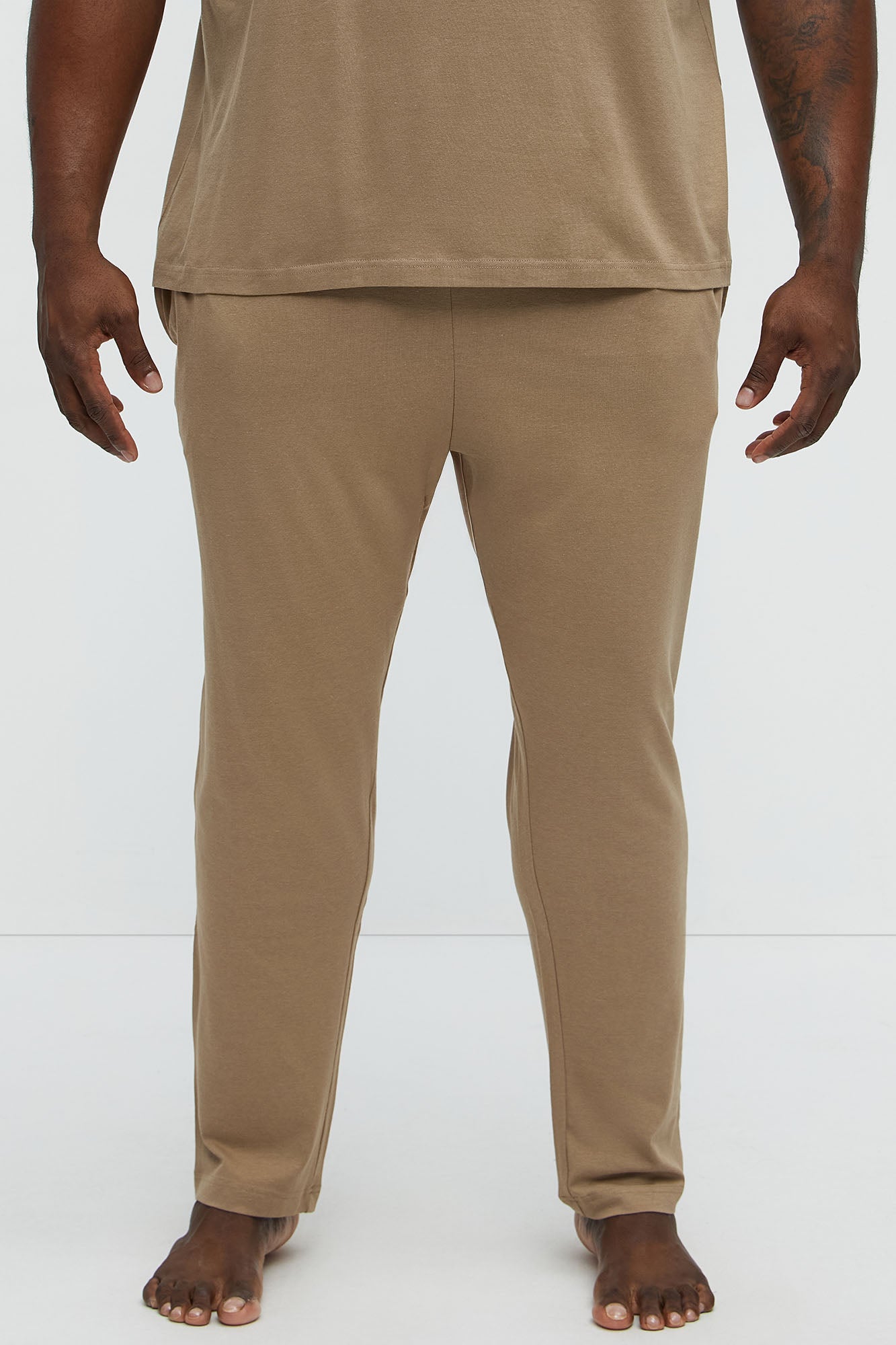 Essential Modal Lounge Pants - Taupe - Image 5
