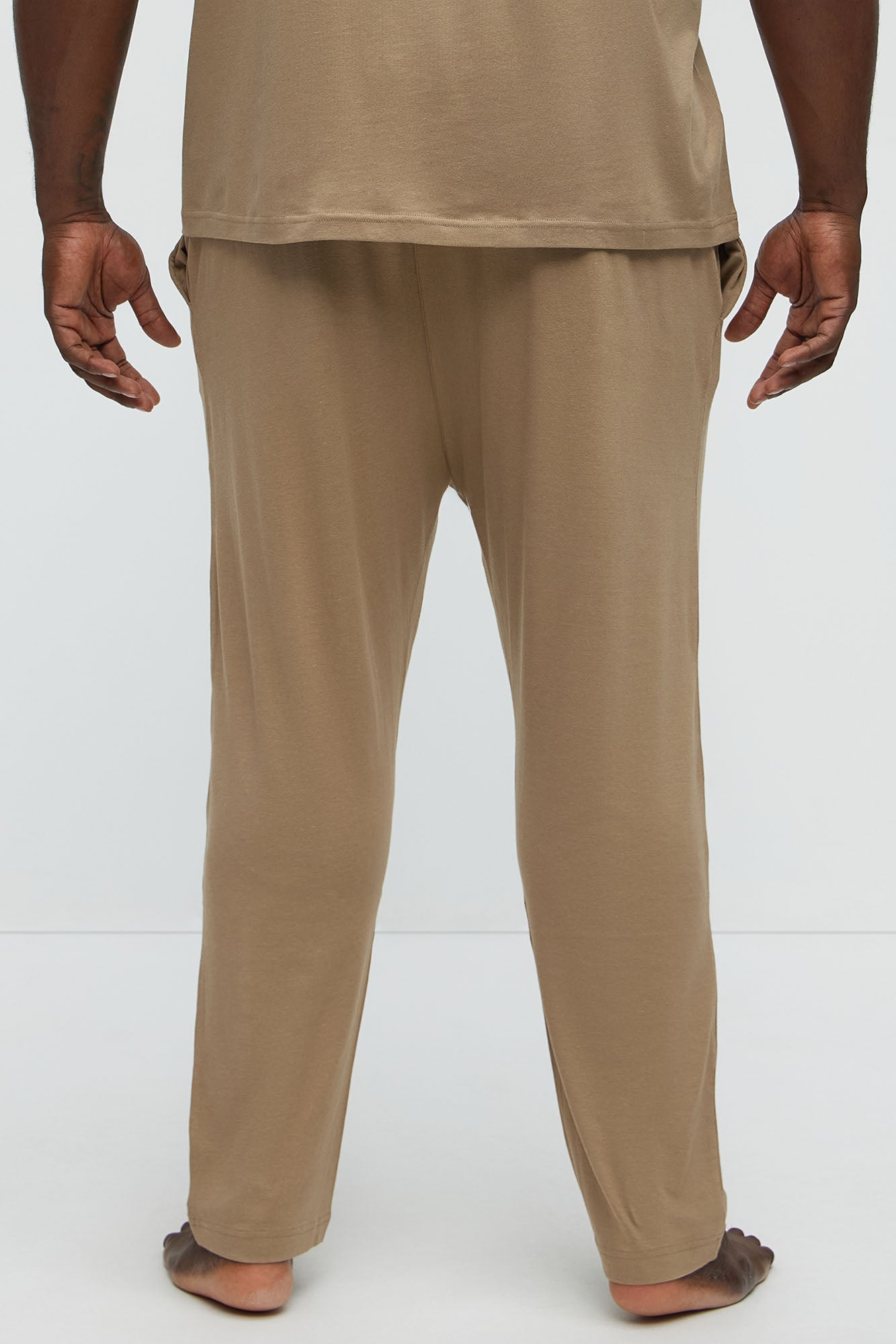 Essential Modal Lounge Pants - Taupe - Image 8