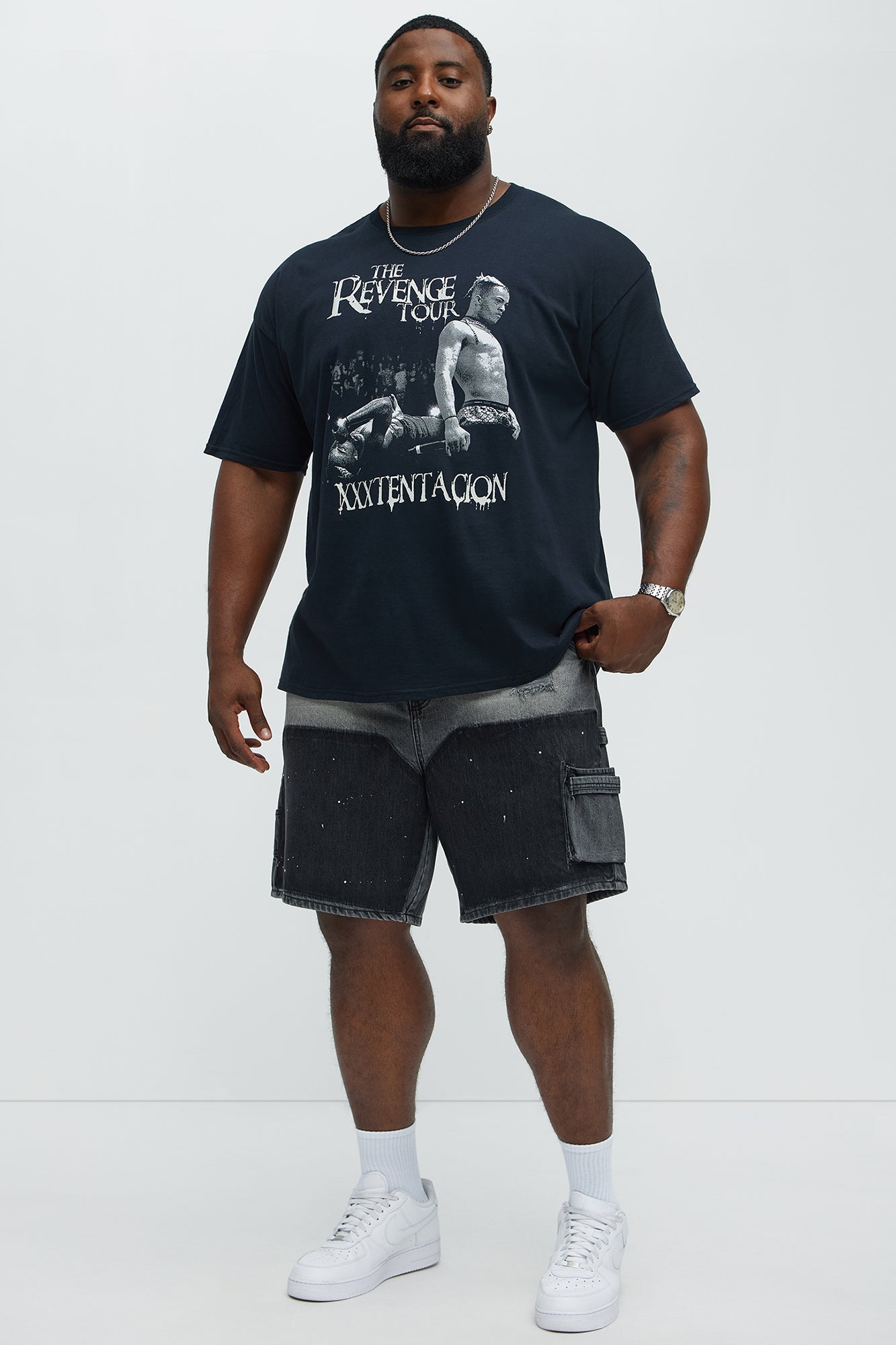 Xxxtentacion The Revenge Tour Short Sleeve Tee - Black - Image 6