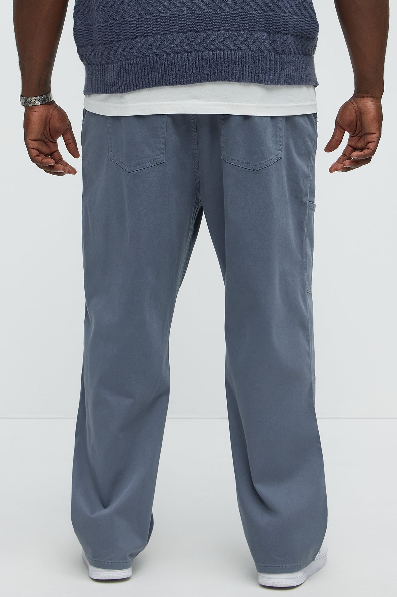 Cambra Vintage Baggy Pants - Blue - Image 8