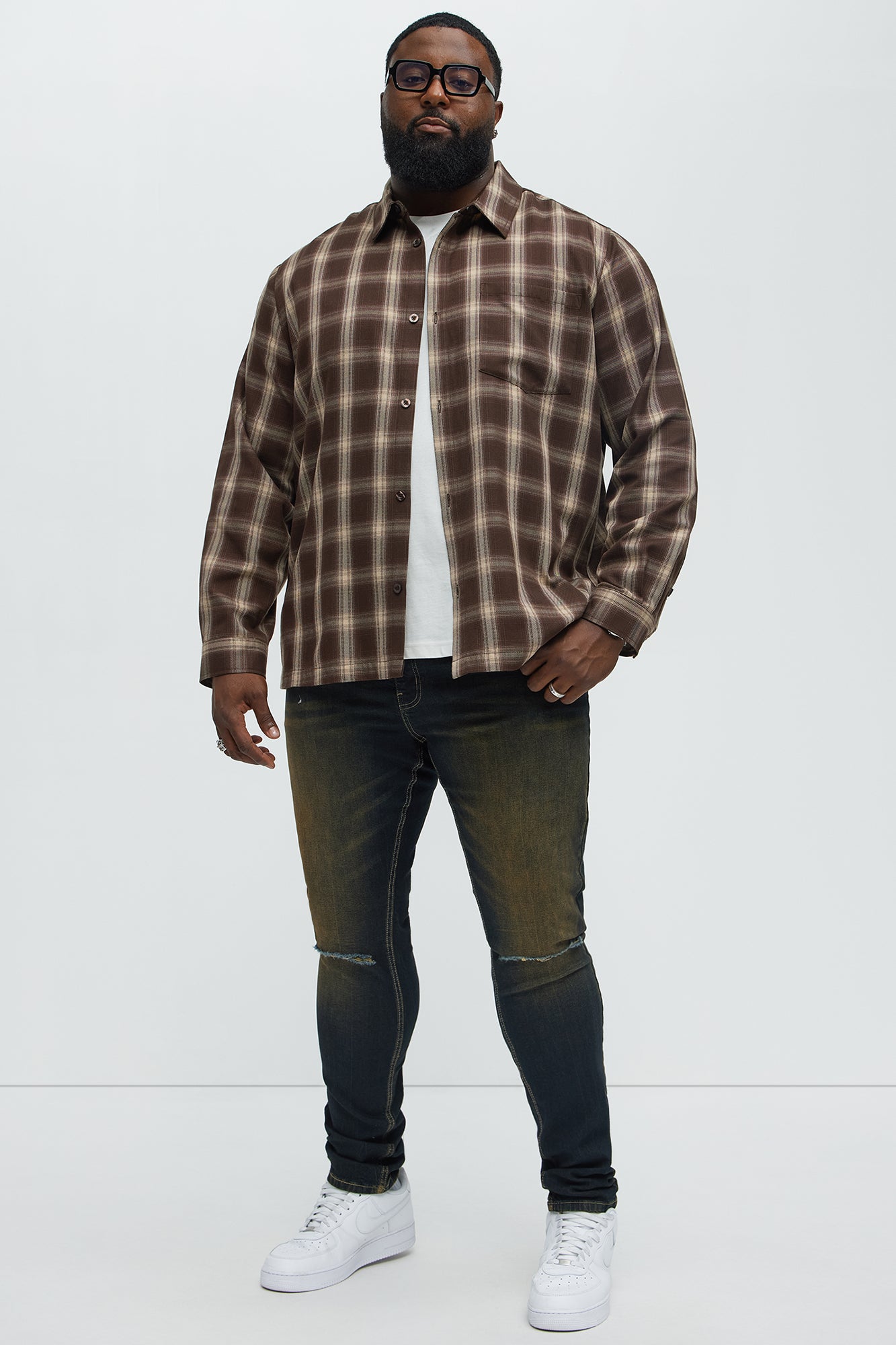 Be First Distressed Stacked Skinny Jeans - Vintage Blue Wash - Image 6