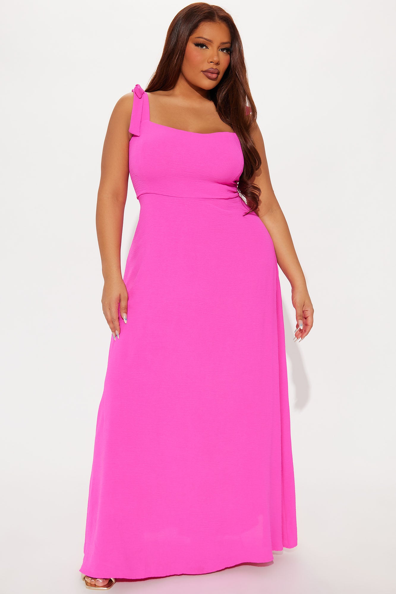 Shana Airflow Maxi Dress - Hot Pink - Image 4