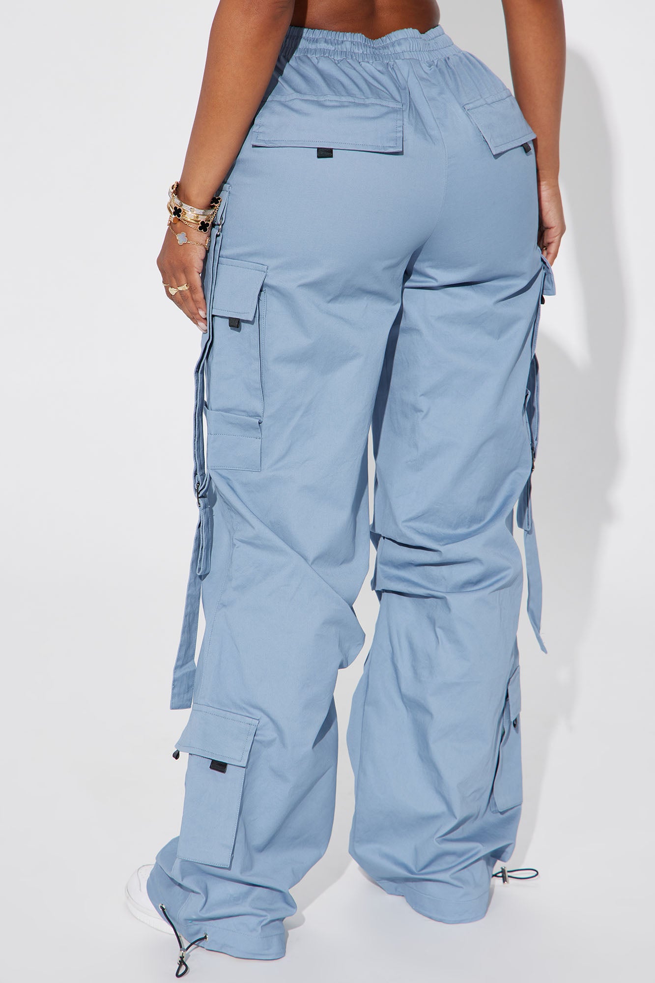 Don't Mess Around Cargo Pant - Slate Blue - Image 3