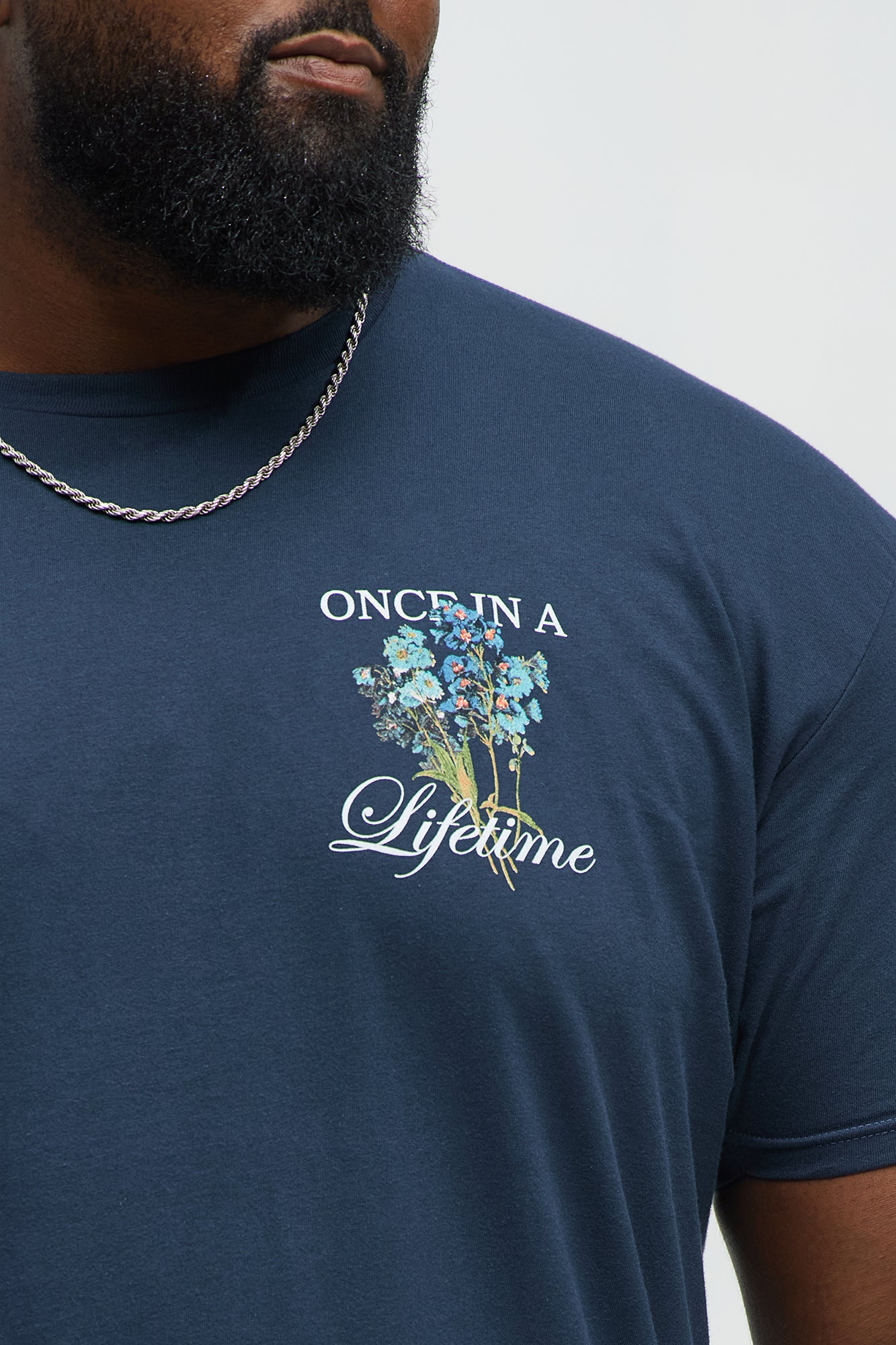 Once In A Lifetime Short Sleeve Tee - Navy - Image 7