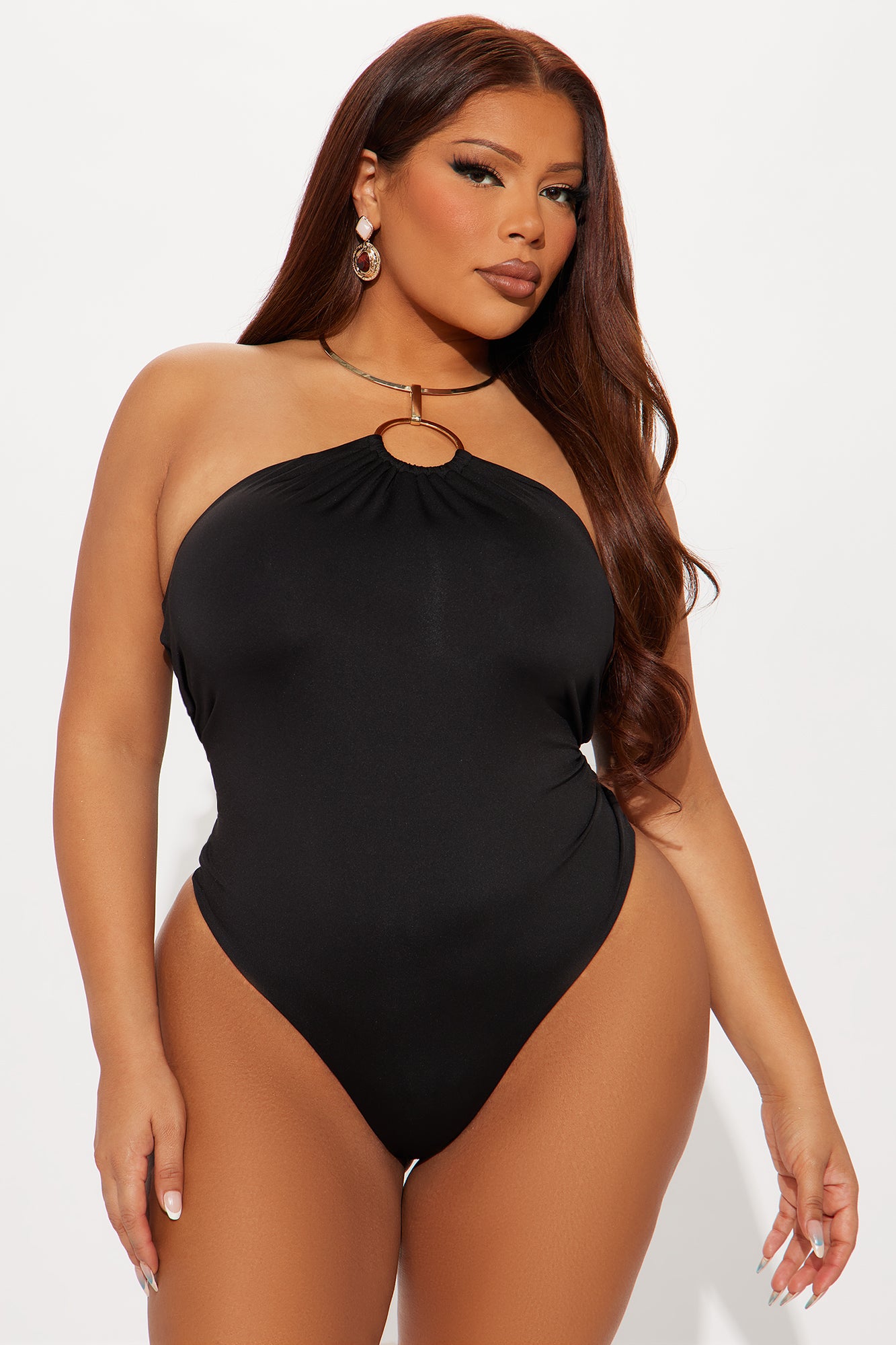 Hera Halter Bodysuit - Black - Image 5
