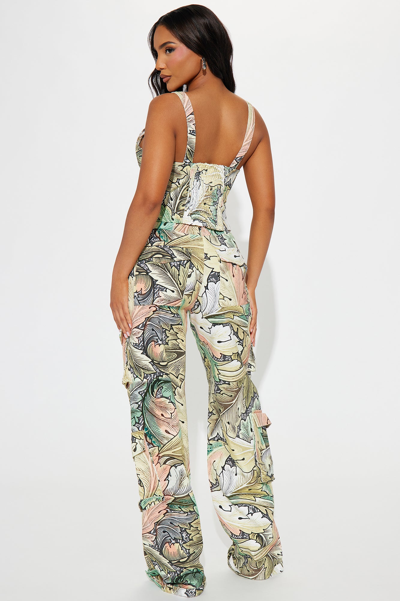 Exotic Touch Cargo Pant Set - Multi Color - Image 4