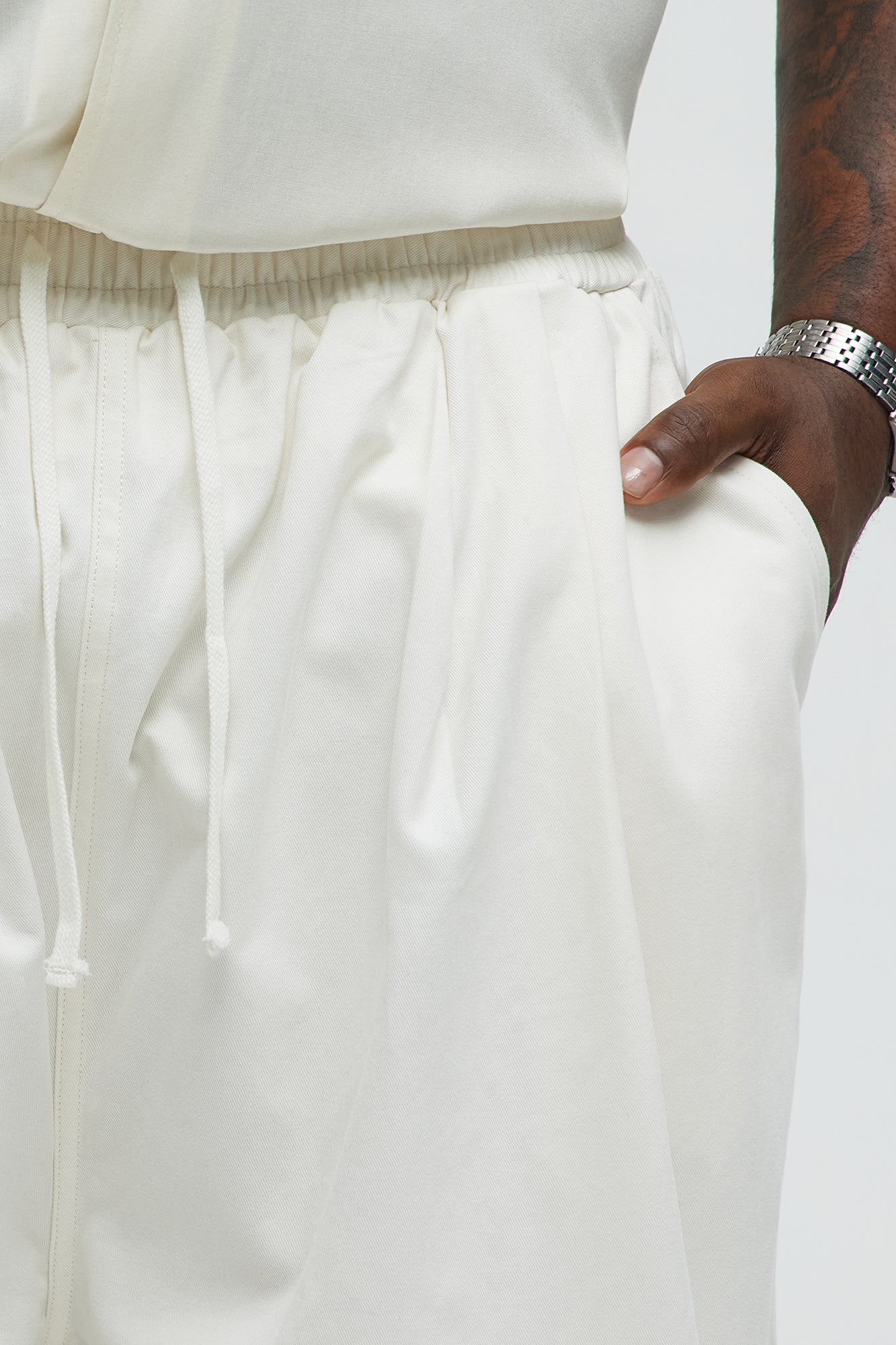 Baggy Damn Right Pants - Off White - Image 3