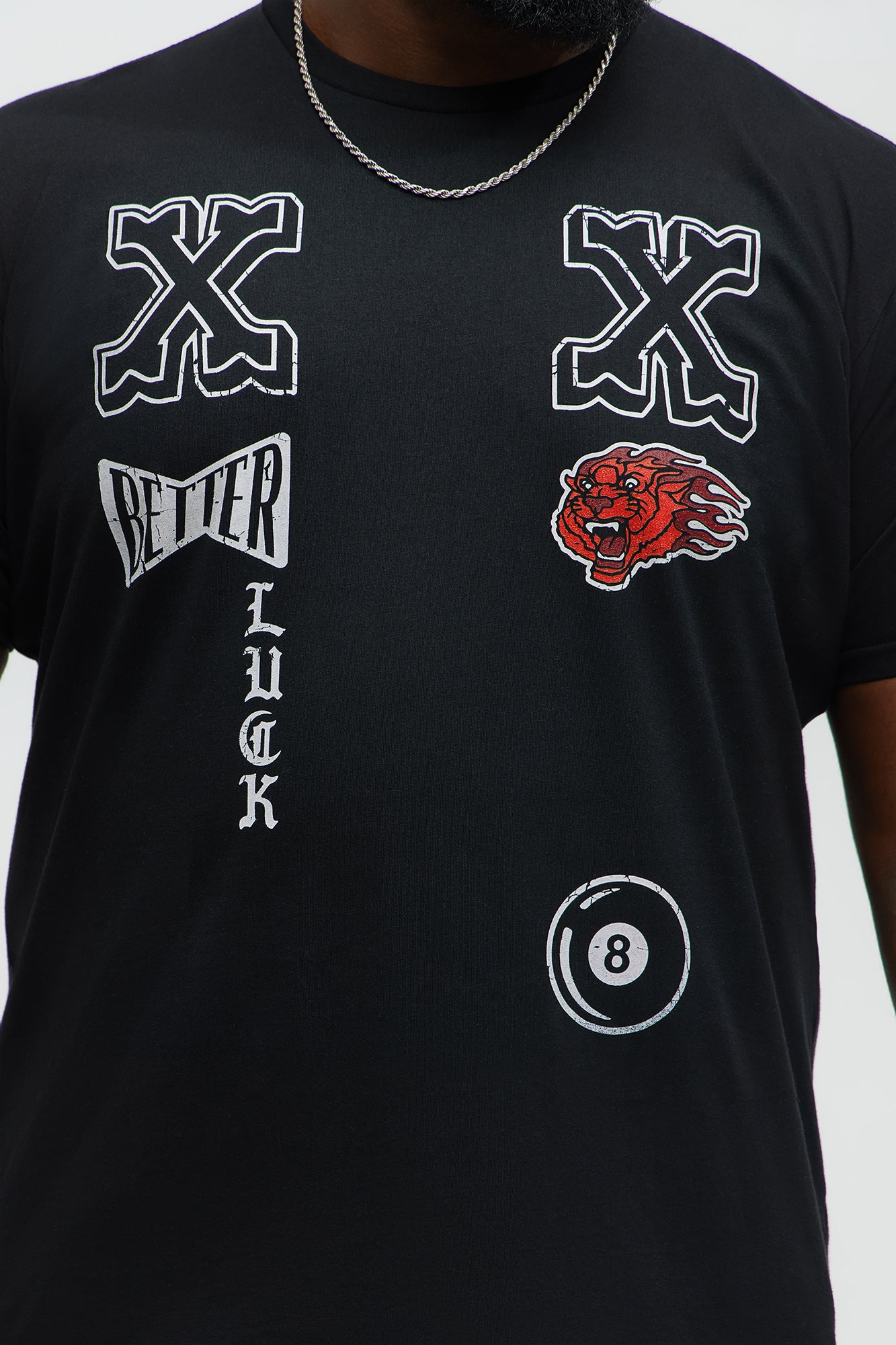 Better Luck Next Time Short Sleeve Tee - Black - Image 7