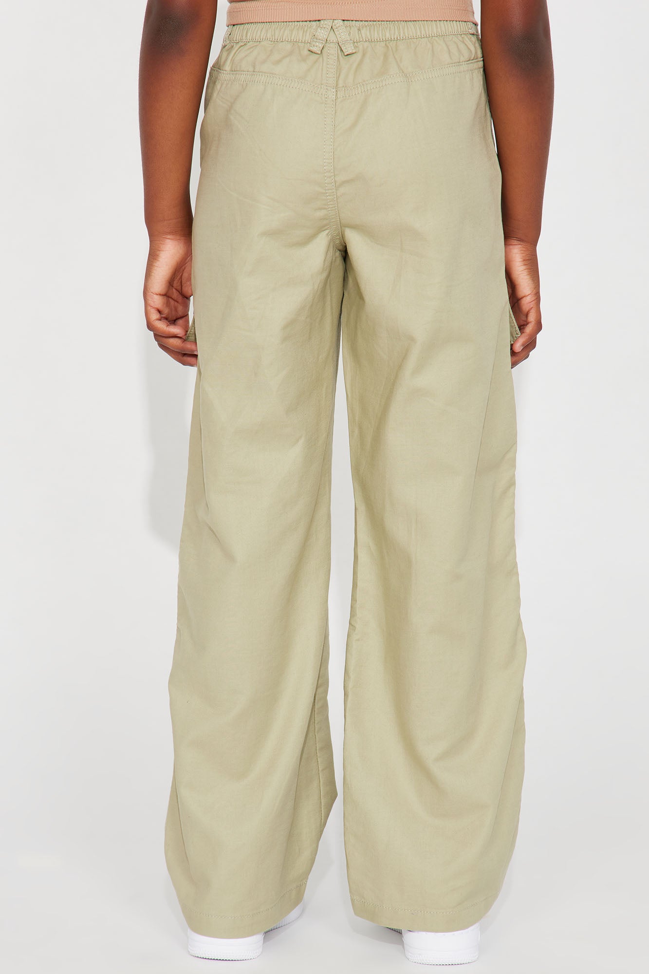 Mini About Face Wide Cargo Pant - Olive - Image 3