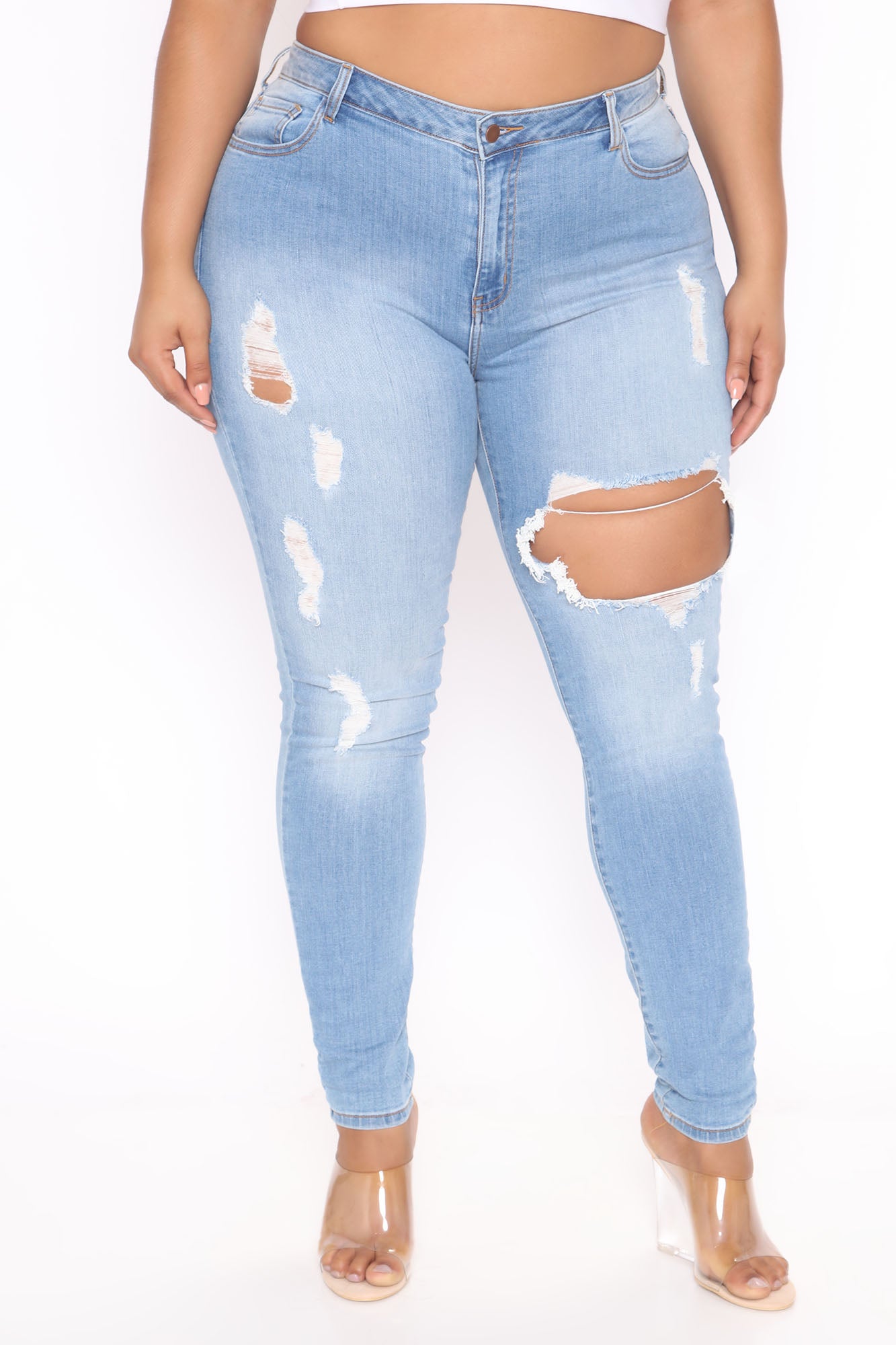 Glistening Jeans - Medium Wash - Image 14