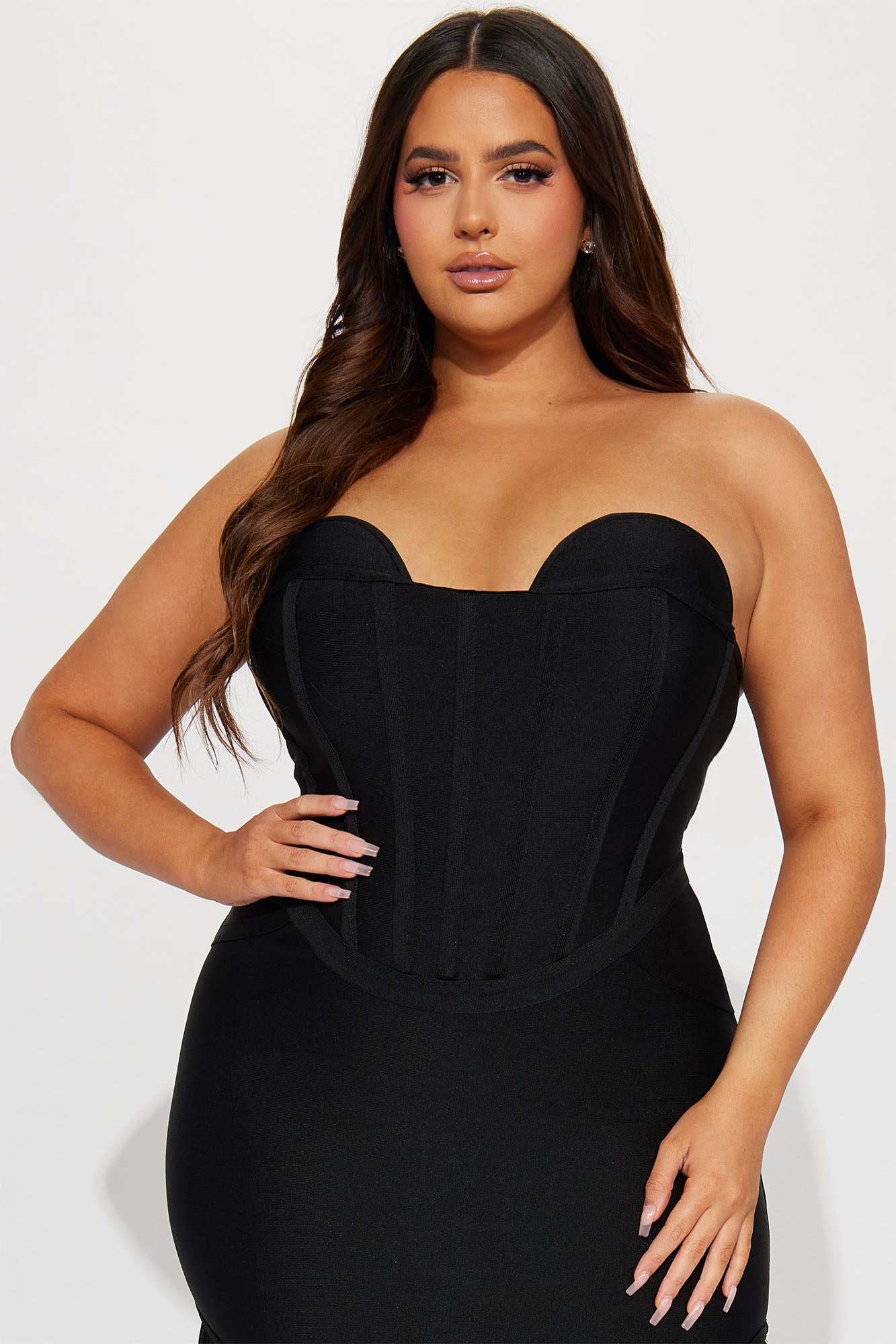 Ana Bandage Gown - Black - Image 5