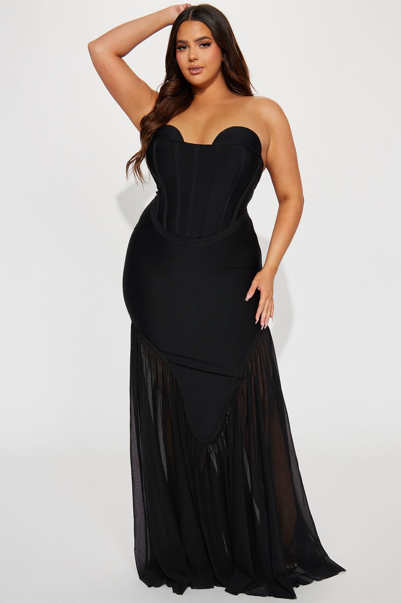 Ana Bandage Gown - Black - Image 4