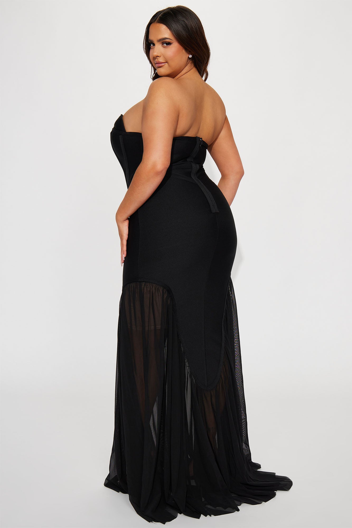 Ana Bandage Gown - Black - Image 6