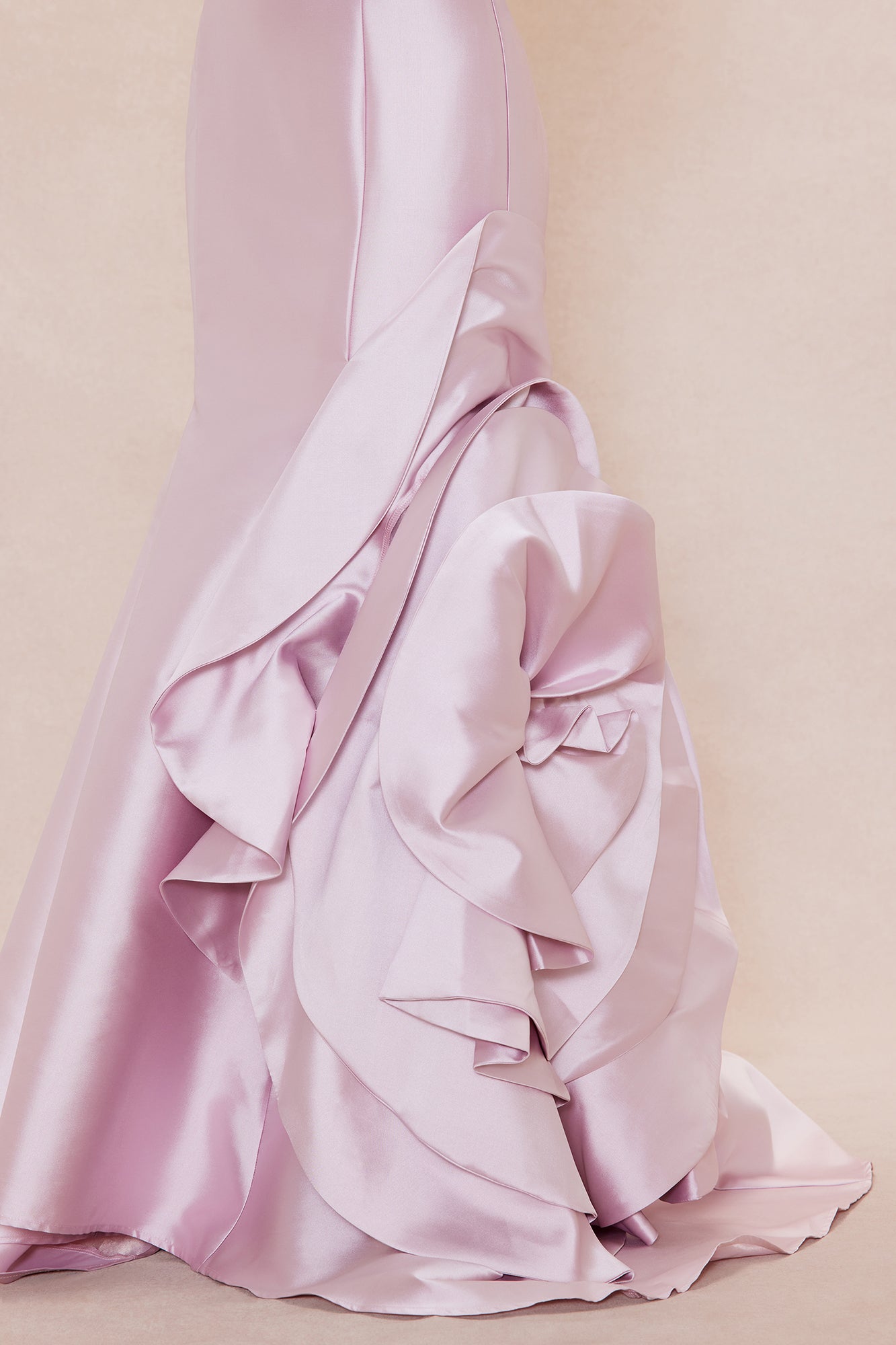 Kaitlyn Floral Taffeta Gown - Rose - Image 3