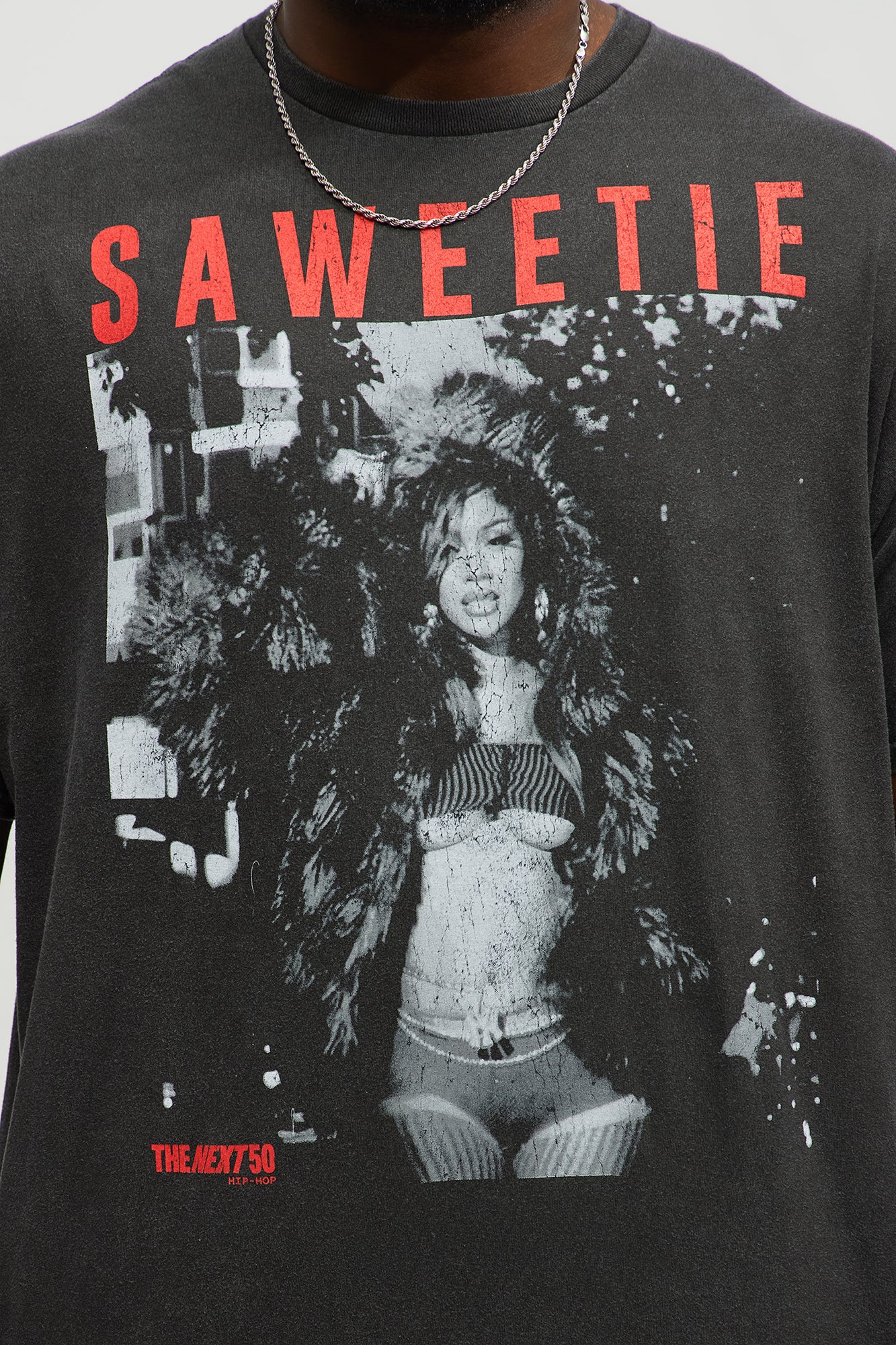 Saweetie My Type Short Sleeve Tee - Black - Image 6