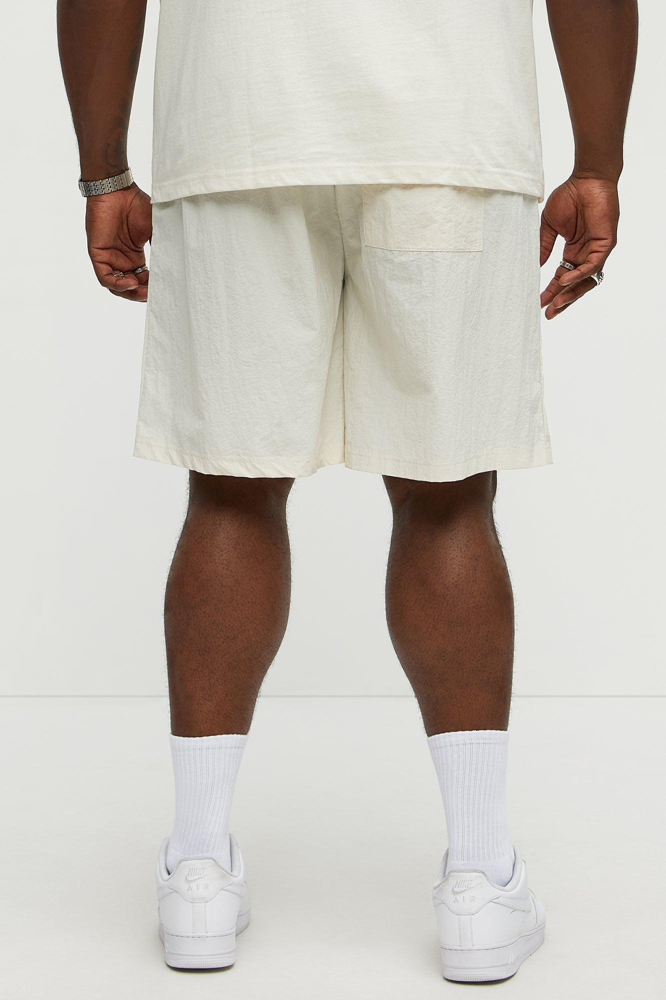Fireflies And Wolves Graphic Relaxed Shorts - Cream/combo - Image 8