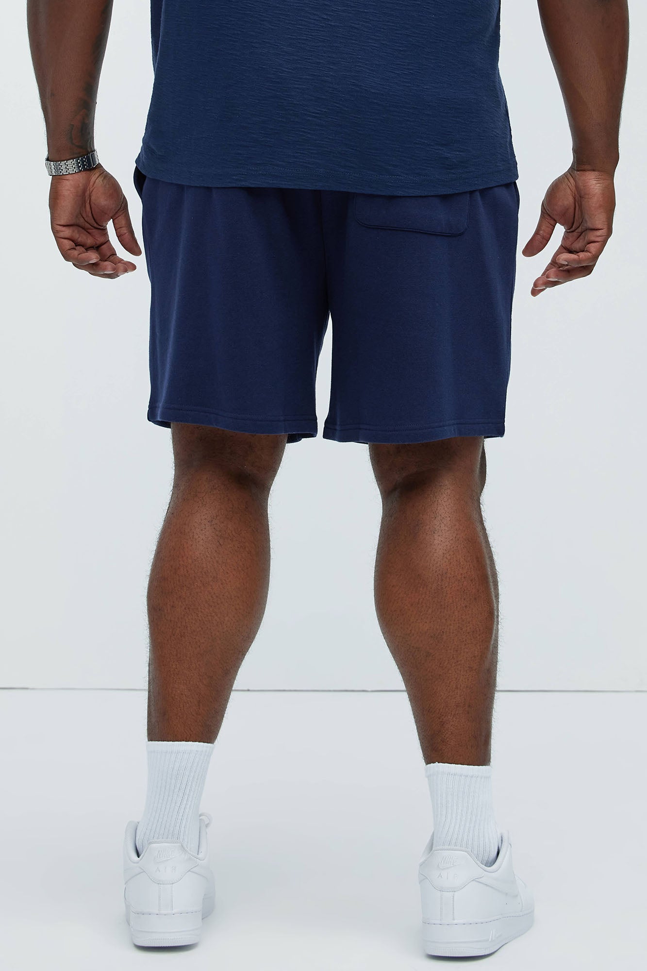 Tyson Sweatshort - Navy - Image 11