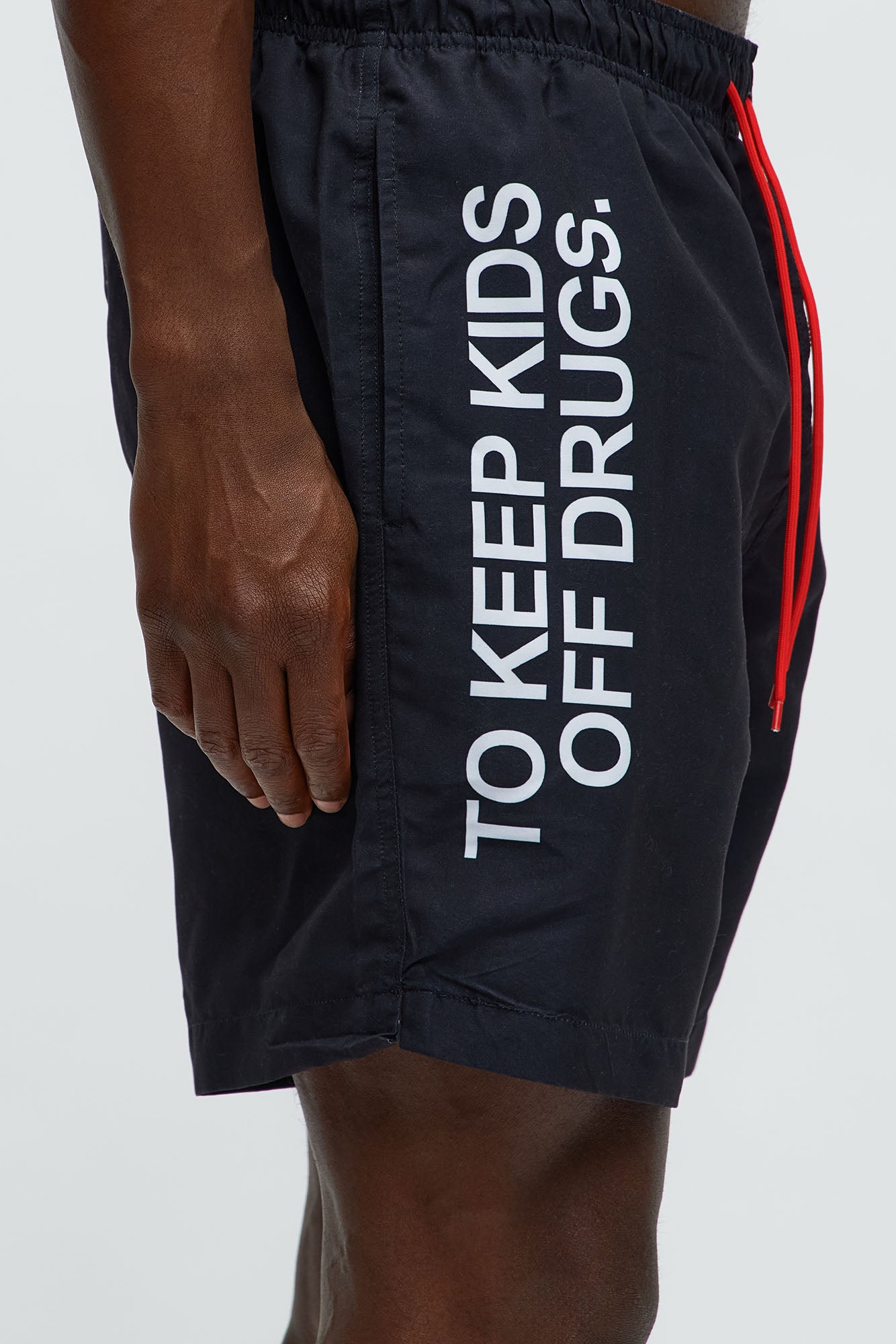 D.A.R.E Resistance Swim Trunk - Black - Image 3