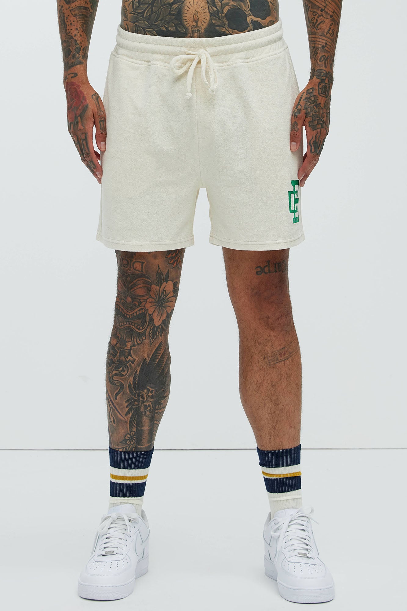 Best Coast Sweatshorts - Cream - Image 3