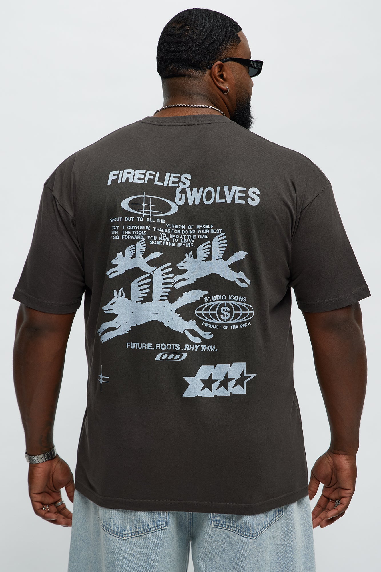 Fireflies & Wolves Premium Performance Team Short Sleeve Tee - Black Wash - Image 7