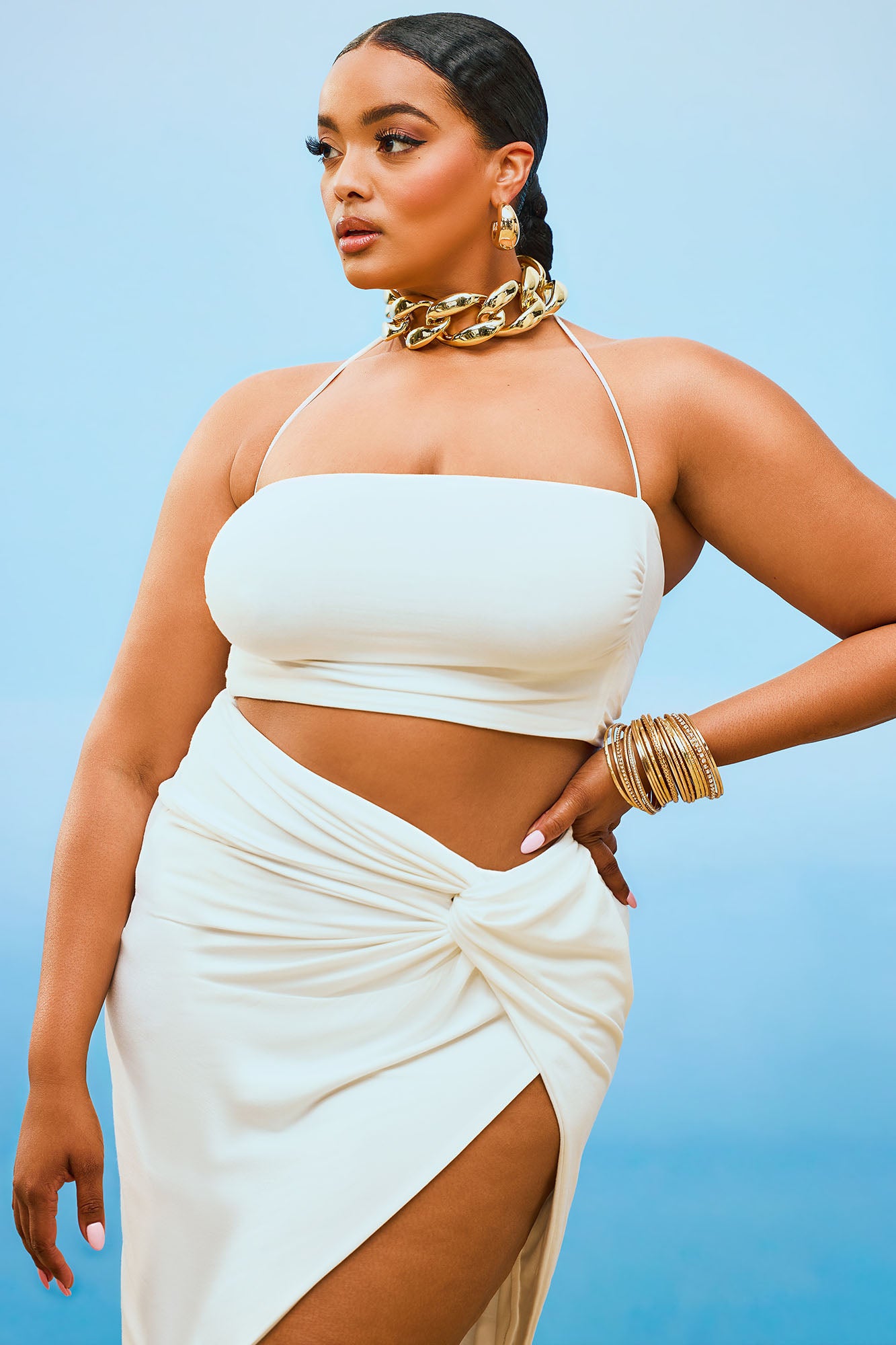 Can't Forget You Skirt Set - White - Image 6
